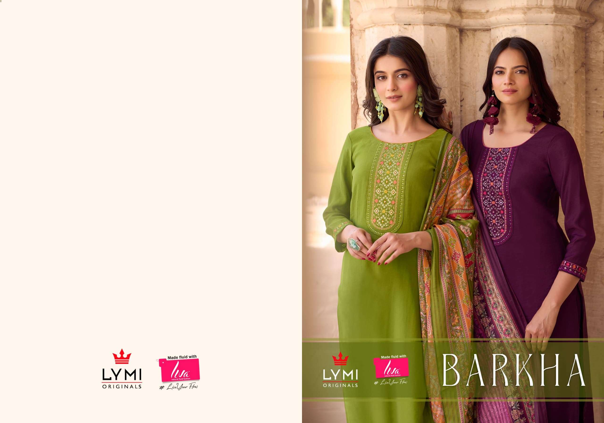 rangoon barkha viscose beutiful look top bottom with dupatta catalog