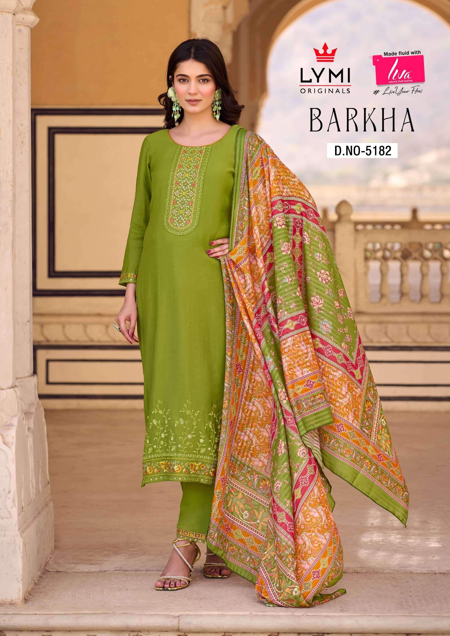 rangoon barkha viscose beutiful look top bottom with dupatta catalog