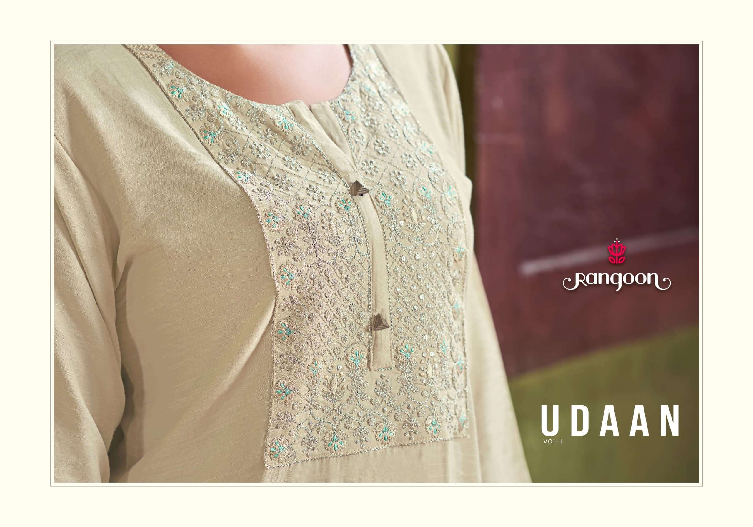 rangoon udaan viscose beautiful look top bottom with dupatta catalog