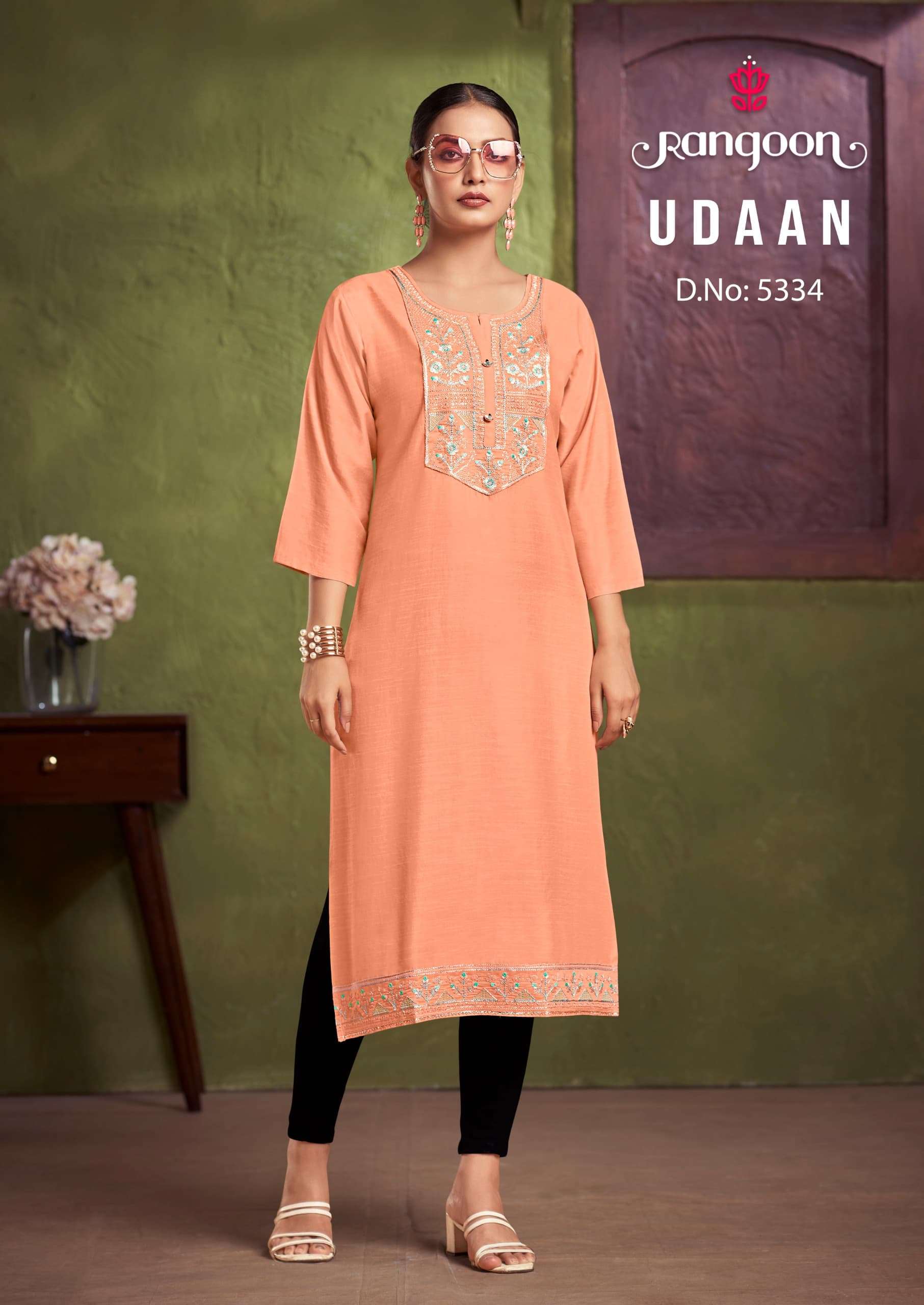 rangoon udaan viscose beautiful look top bottom with dupatta catalog