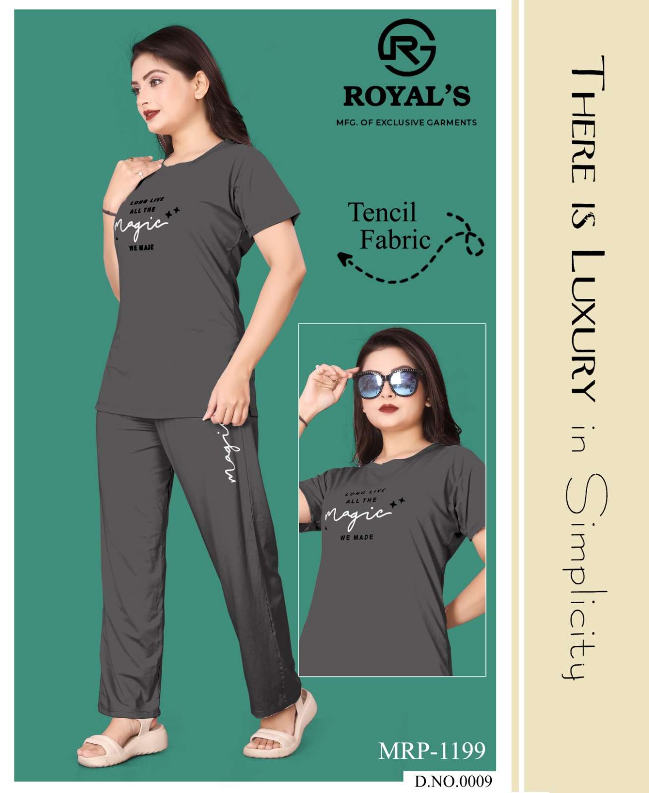 royals royal lycra regal look night wear catalog