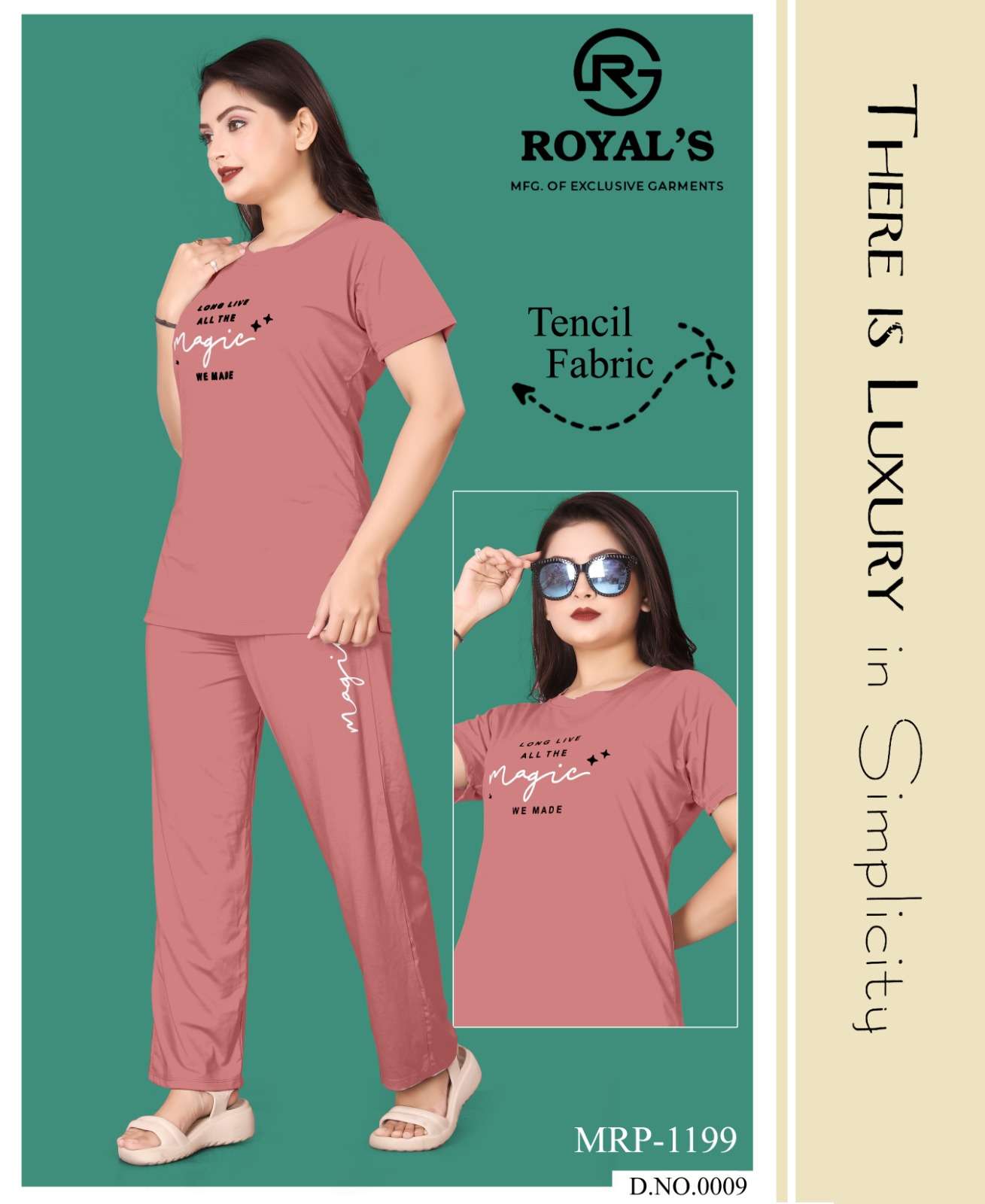 royals royal lycra regal look night wear catalog