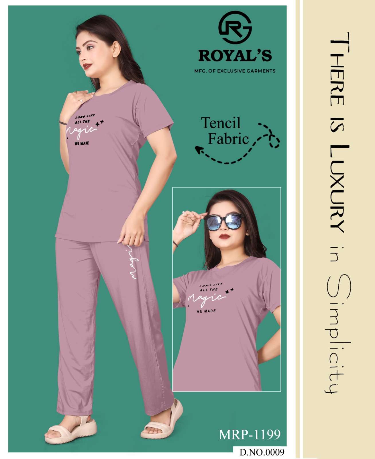 royals royal lycra regal look night wear catalog