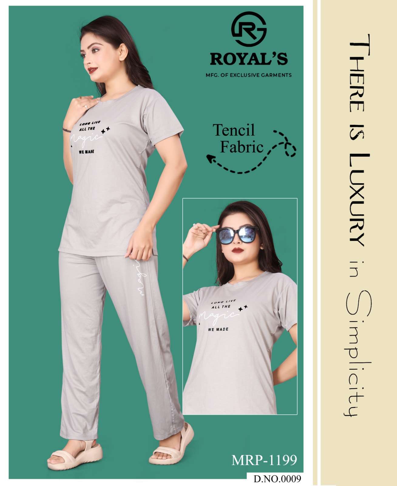 royals royal lycra regal look night wear catalog