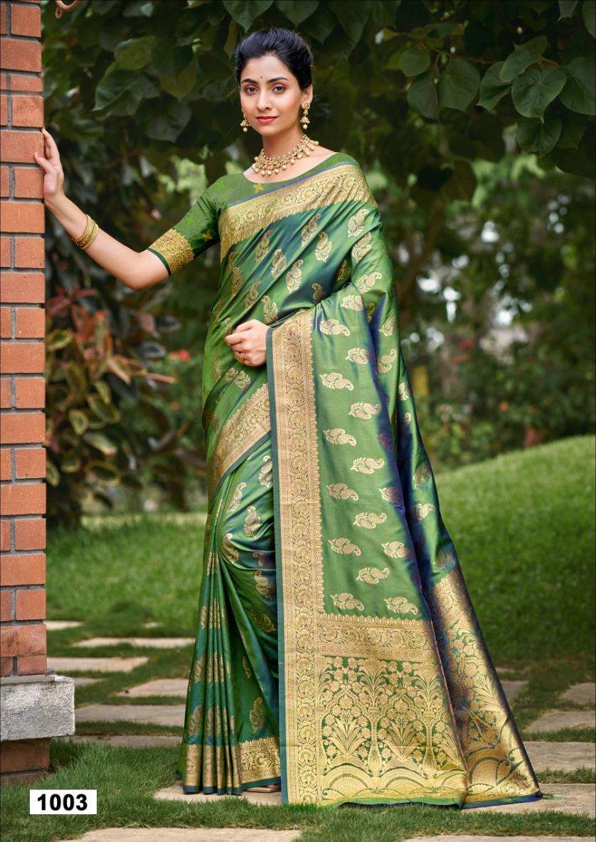 sangam prints bunawat Adishree Silk silk exclusive look saree catalog