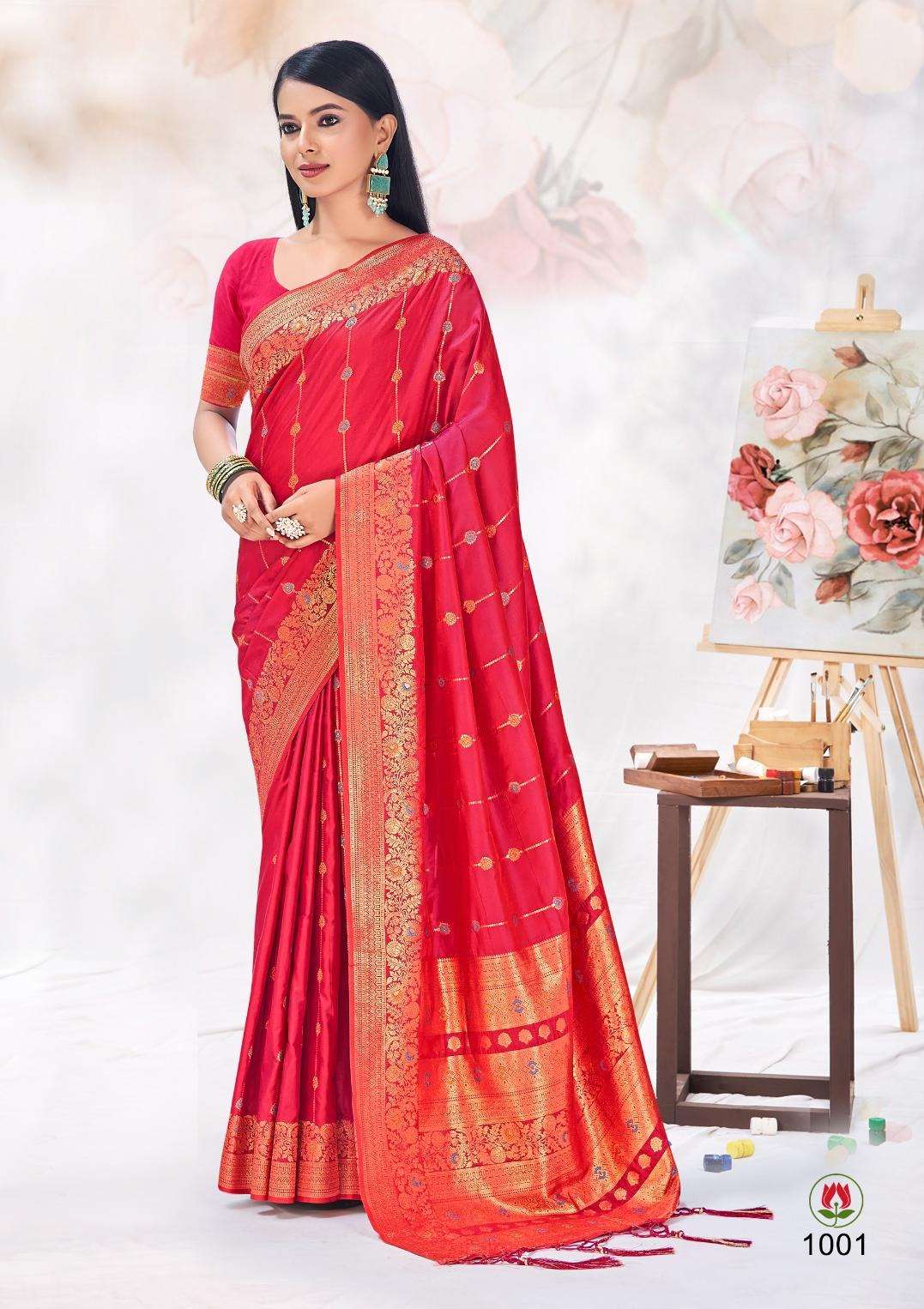 sangam prints bunawat arundhati silk silk exclusive look saree catalog