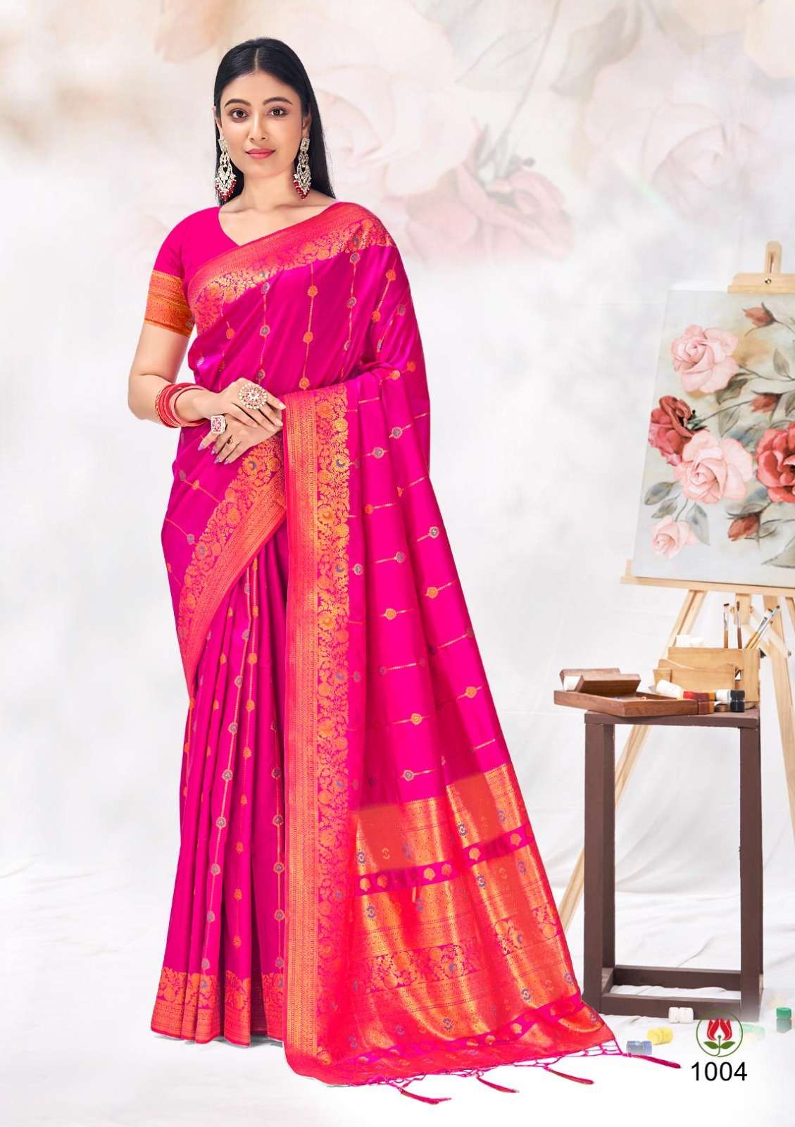 sangam prints bunawat arundhati silk silk exclusive look saree catalog