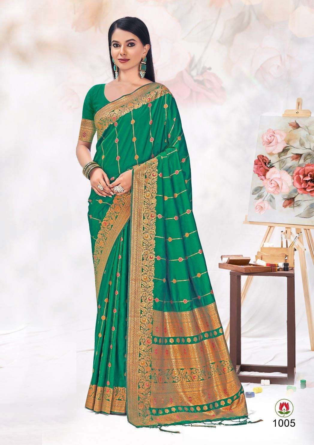 sangam prints bunawat arundhati silk silk exclusive look saree catalog