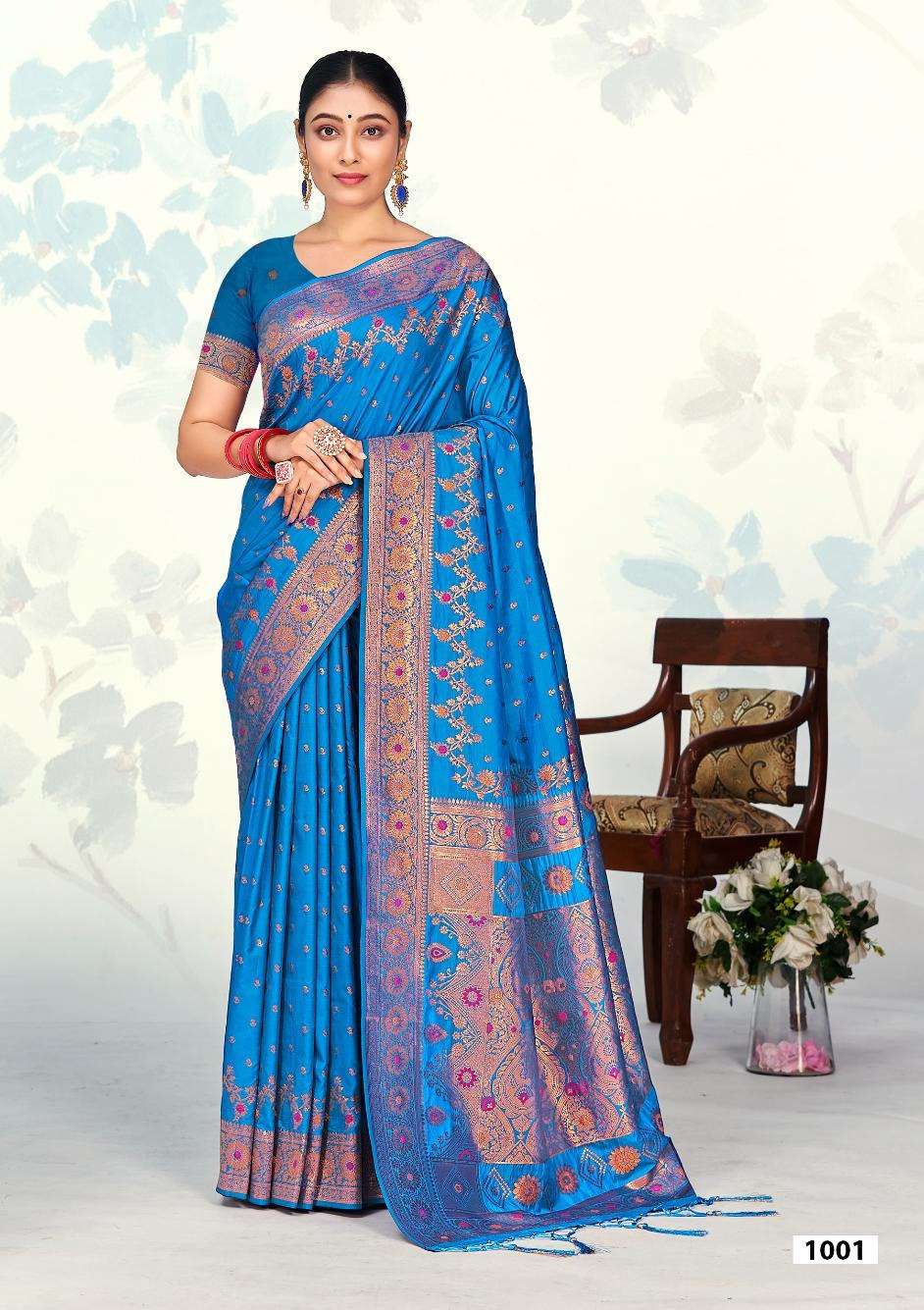 sangam prints bunawat bunawat laxmikaya silk exclusive look saree catalog