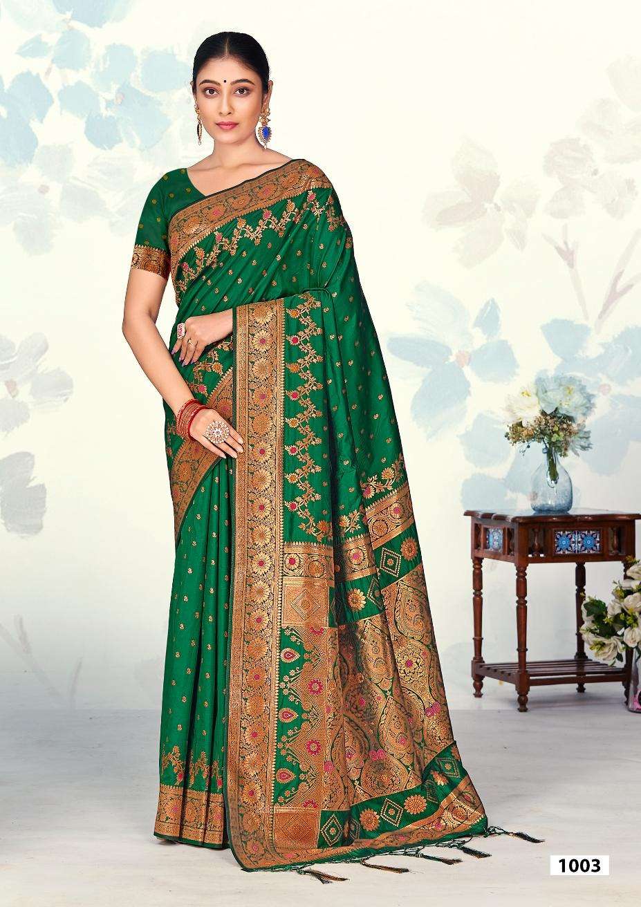 sangam prints bunawat bunawat laxmikaya silk exclusive look saree catalog