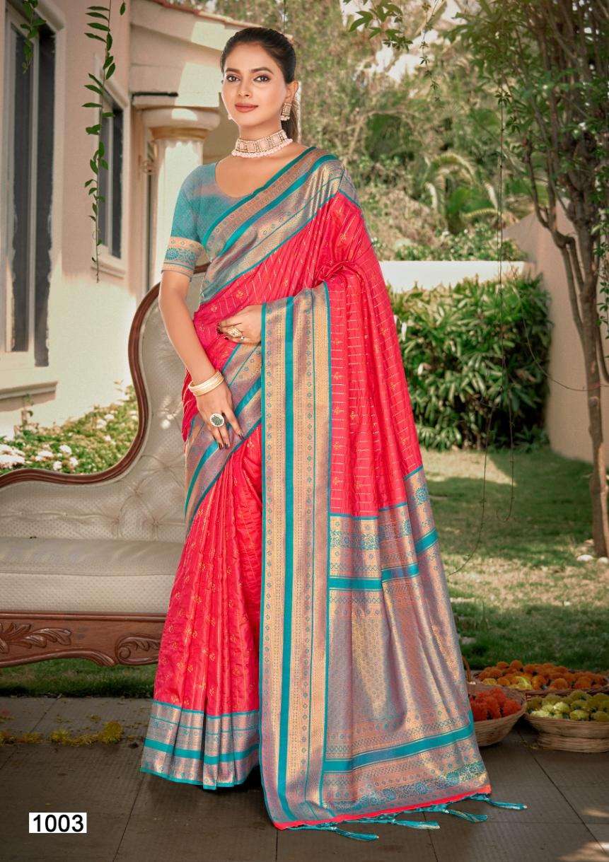 sangam prints bunawat daksh silk silk attrective look saree catalog