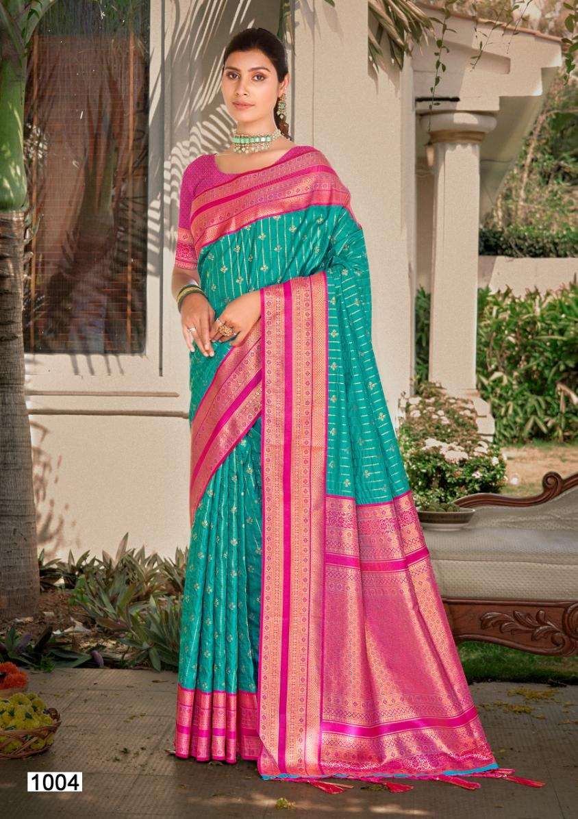 sangam prints bunawat daksh silk silk attrective look saree catalog