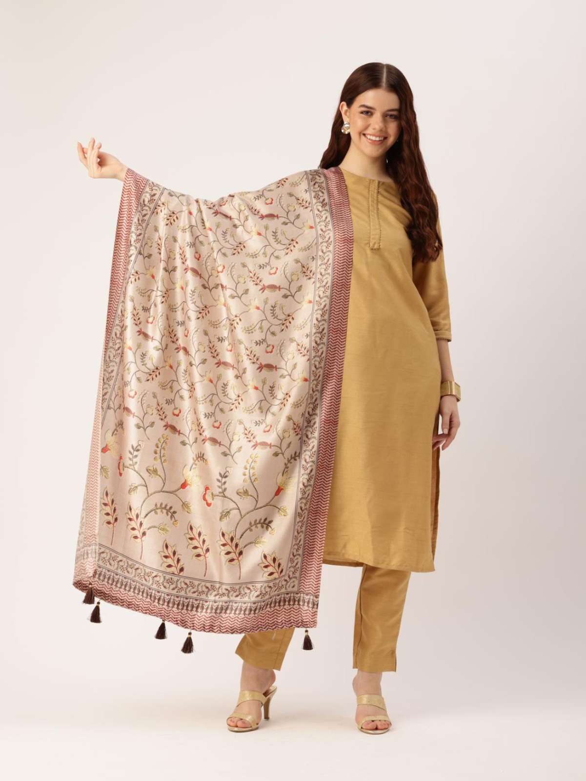 sangam prints bunawat Sangam Dupatta Vol 1 Cotton with tussle  exclusive look dupatta catalog