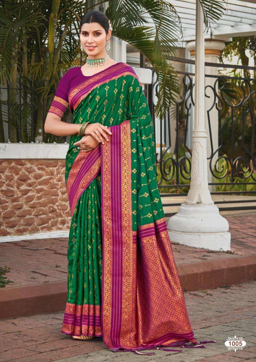 sangam prints bunawat vmeena silk silk exclusive look saree catalog