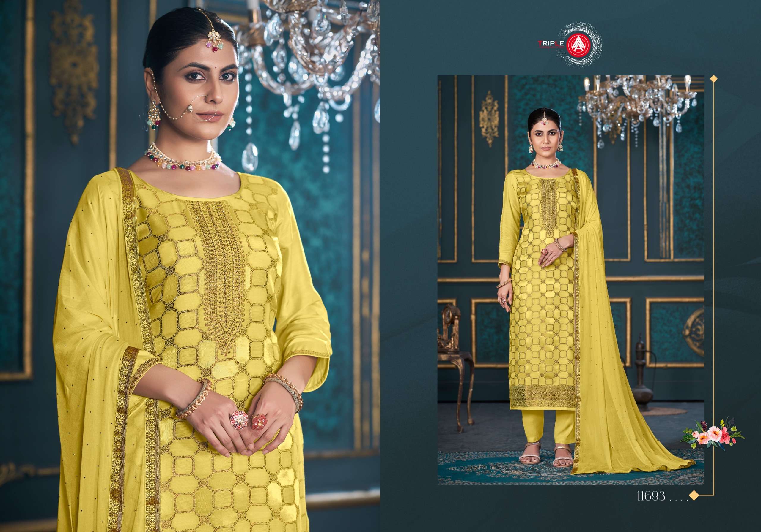 triple aaa payal edition 4 muslin exclusive look salwar suit catalog