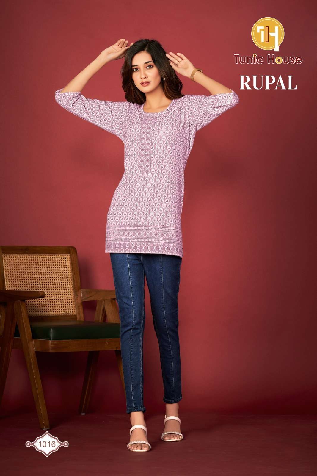 tunic house rupal chikankari viscose reyon innovative look kurti catalog