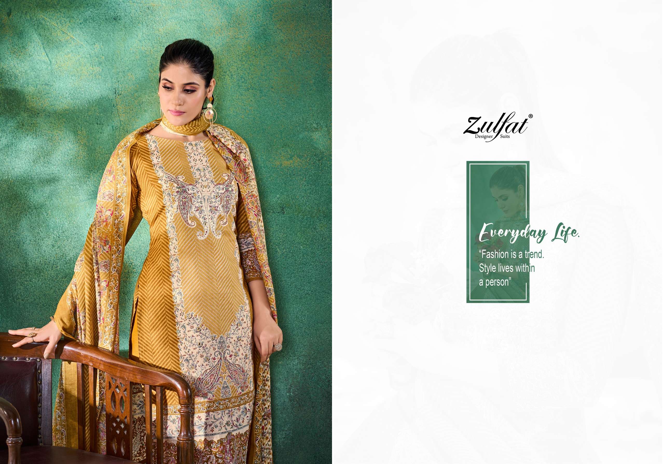 zulfat designer suits jtania vol 3 cotton exclusive look salwar suit catalog