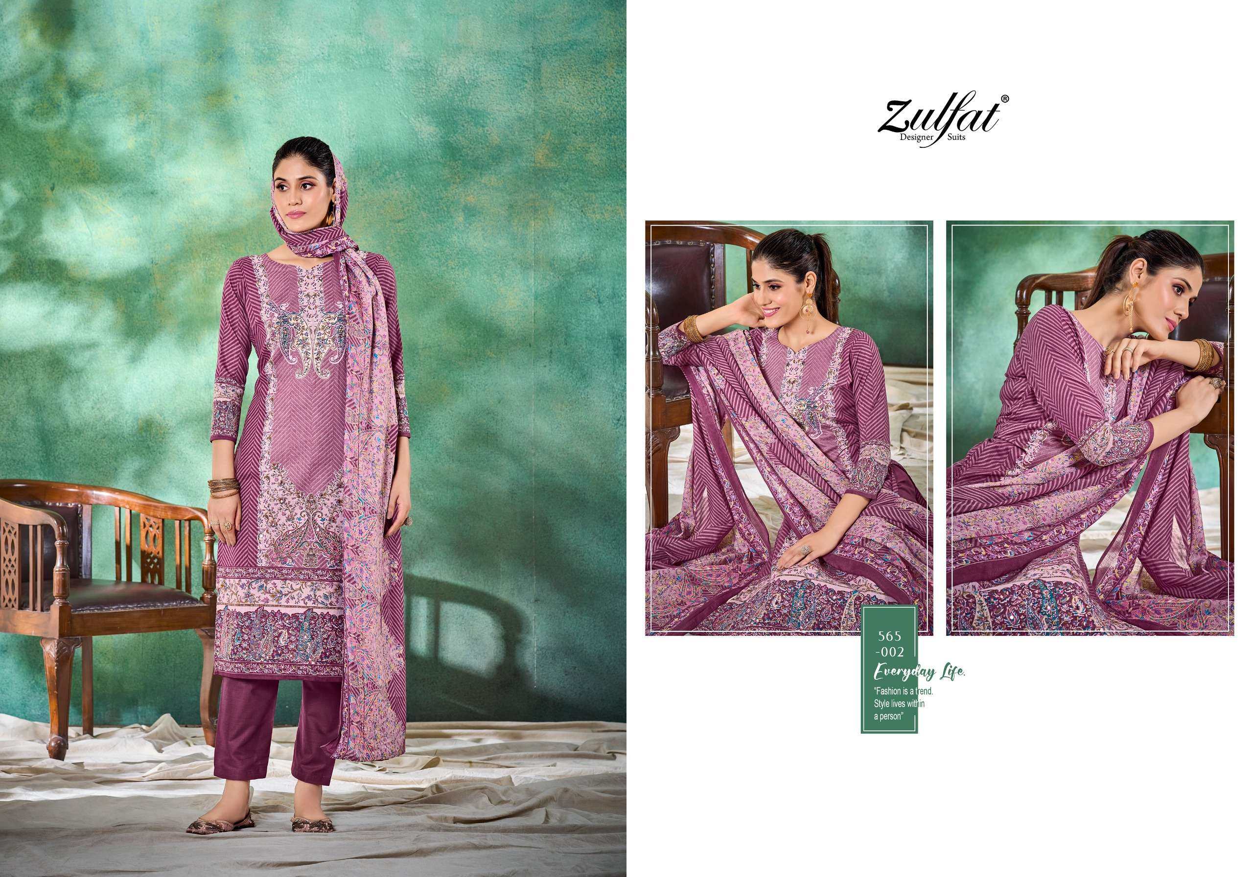 zulfat designer suits jtania vol 3 cotton exclusive look salwar suit catalog