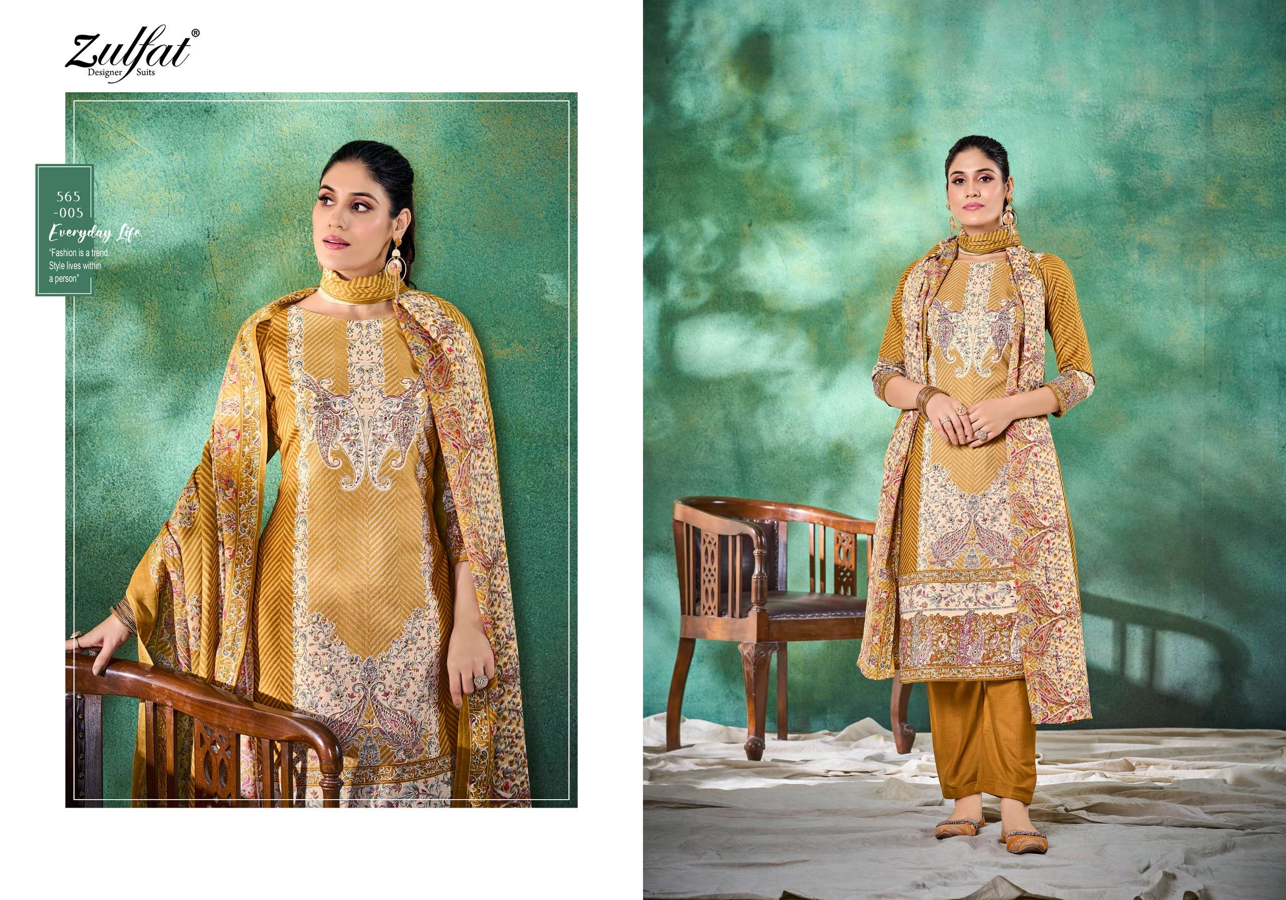 zulfat designer suits jtania vol 3 cotton exclusive look salwar suit catalog