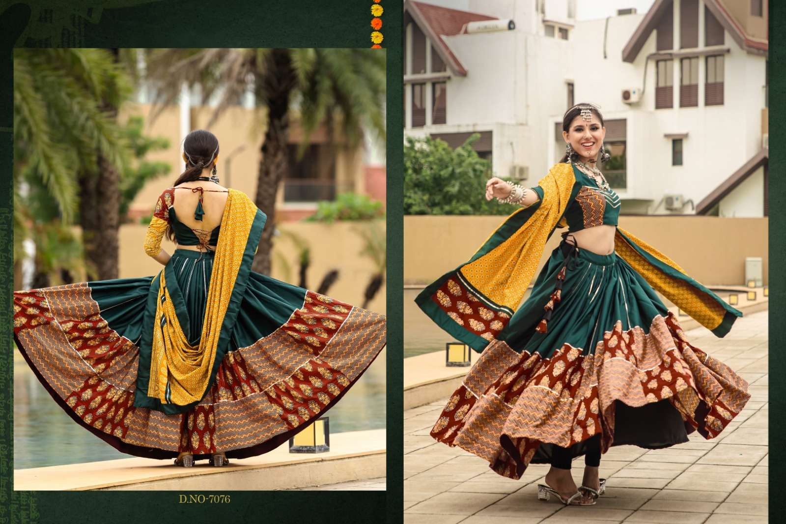 aawiya officeal Rajwadi Vol 10 cotton festive look lehenga catalog