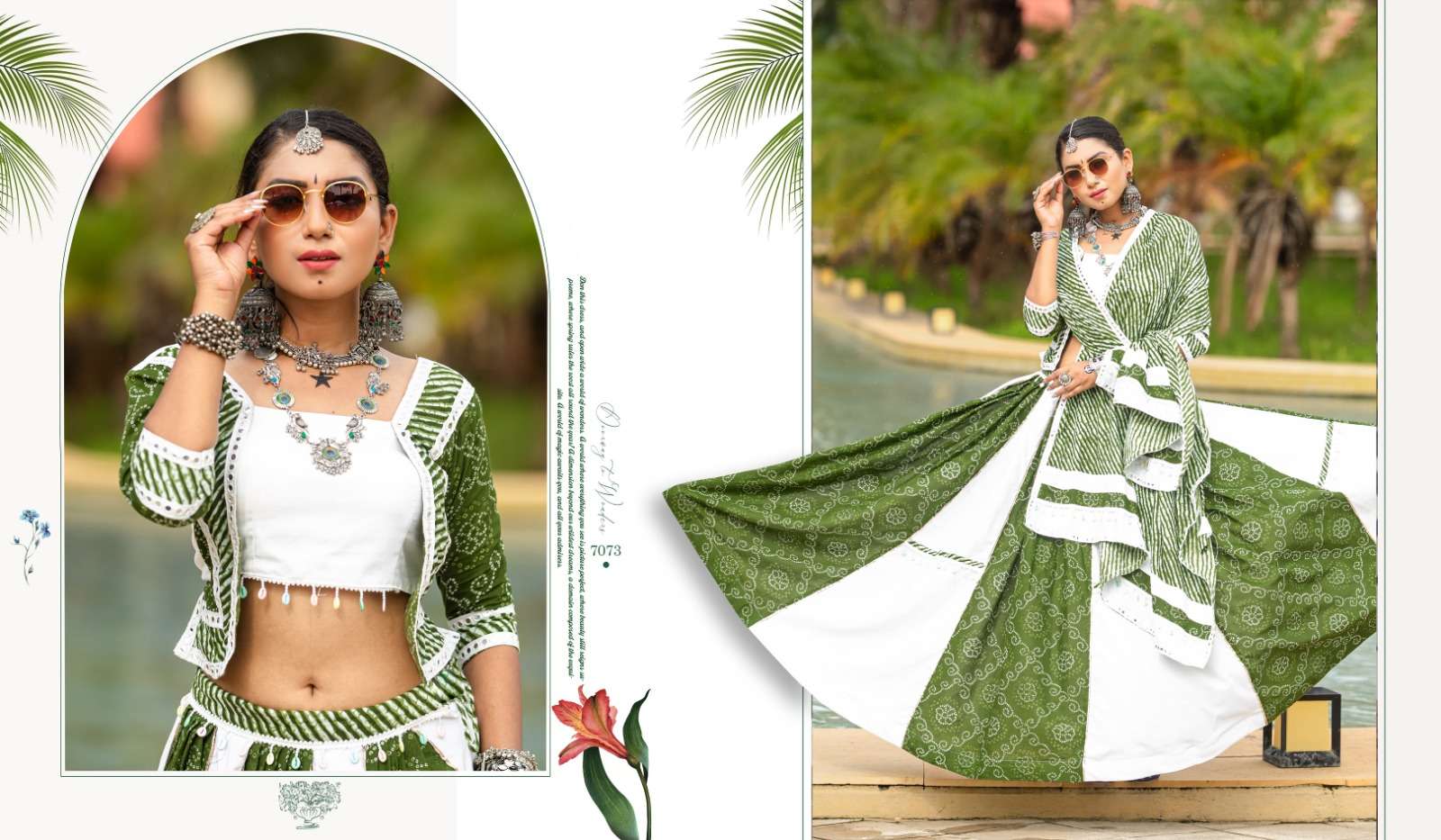 aawiya officeal Rajwadi Vol 10 cotton festive look lehenga catalog