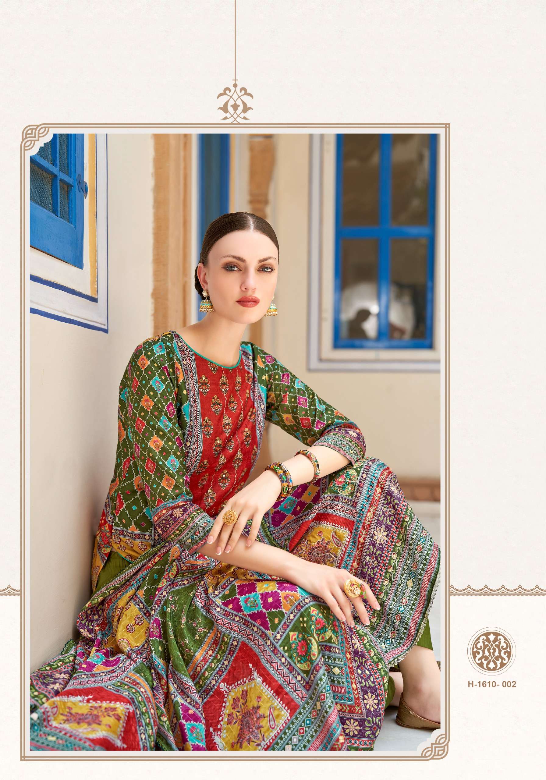 alok suit bella 9 muslin ecxlusive print salwar suit catalog