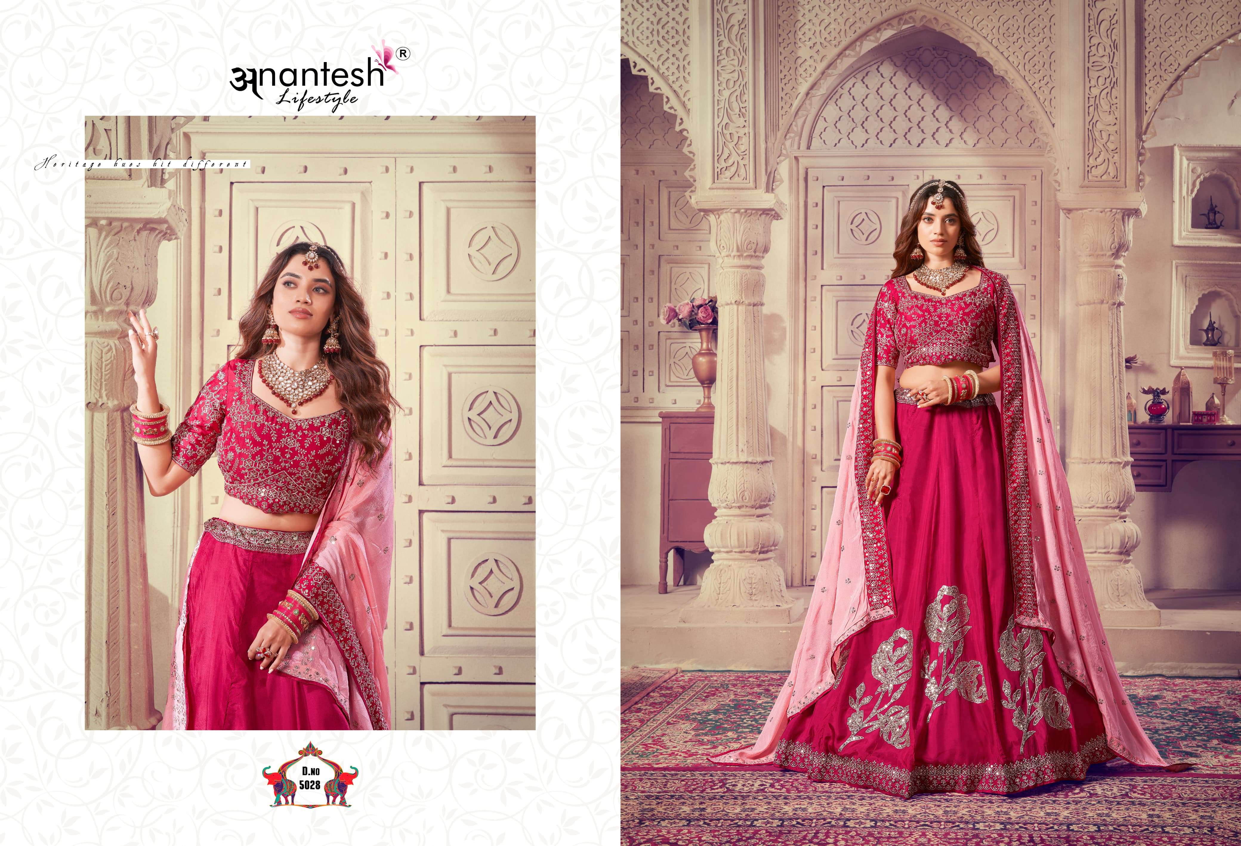 anantesh lifestyle occasion vol 8 series 50258 5029 viscose upada festive look catalog