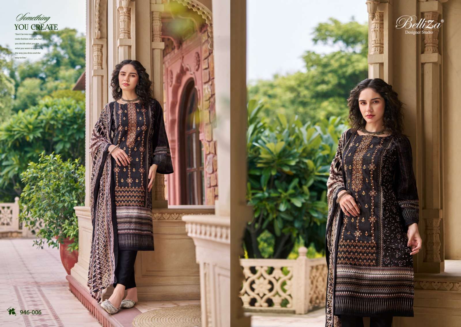 belliza designer studio bin saeed vol 5 cotton catchy look salwar suit catalog