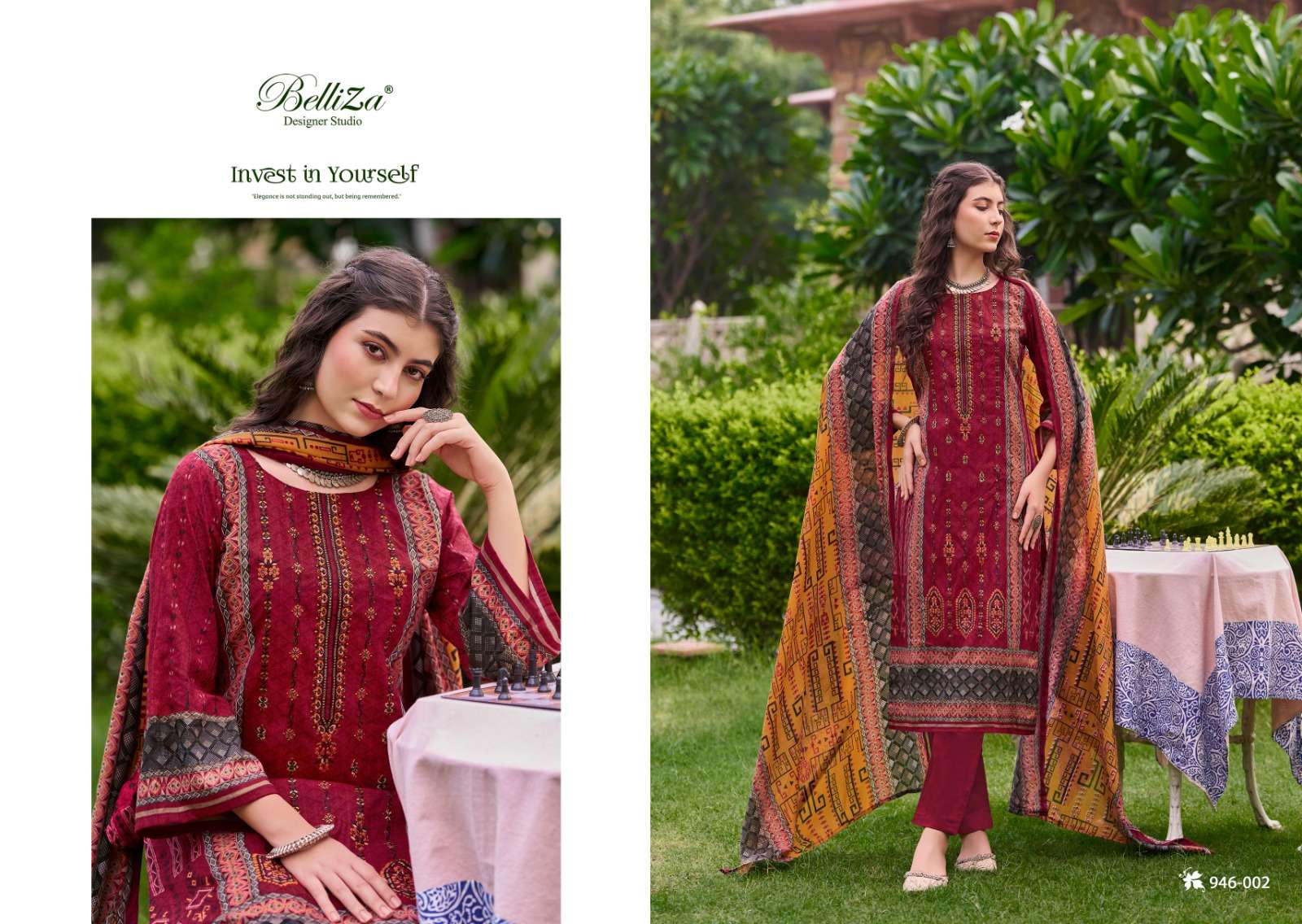 belliza designer studio bin saeed vol 5 cotton catchy look salwar suit catalog