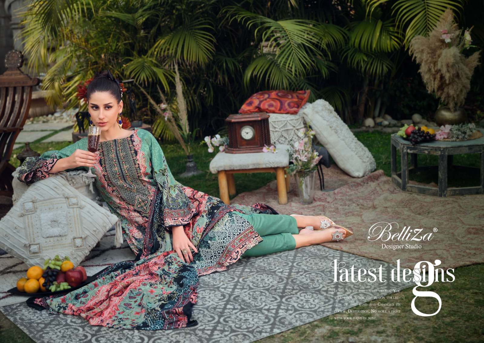 belliza designer studio naira vol 64 cotton catchy look salwar suit catalog