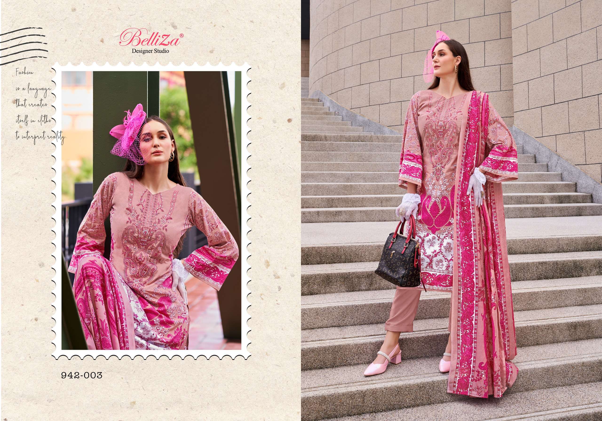 belliza designer studio naira vol 65 cotton catchy look salwar suit catalog