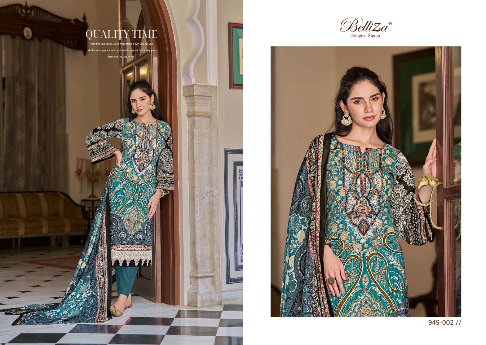 belliza designer studio naira vol 67 cotton catchy look salwar suit catalog