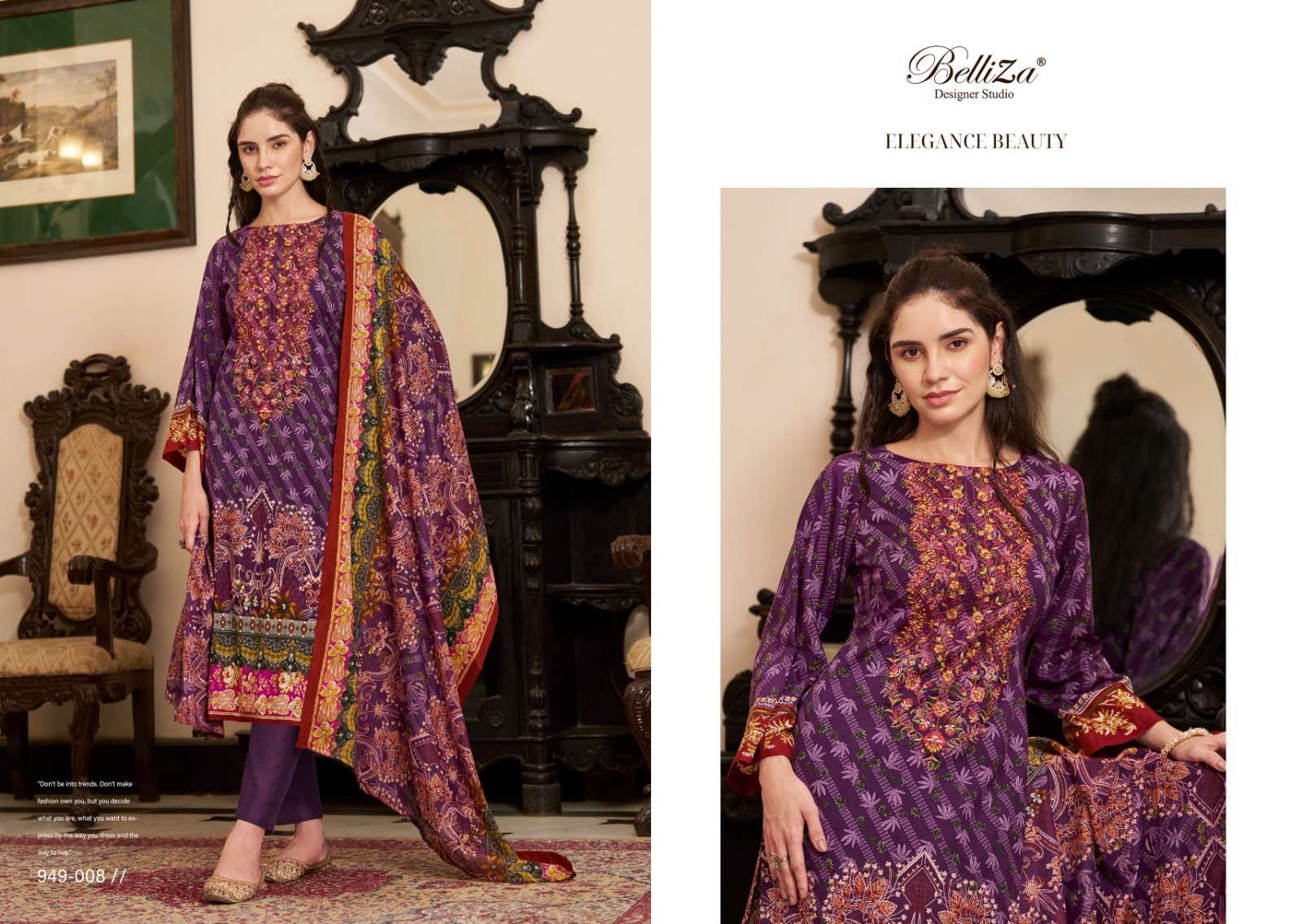 belliza designer studio naira vol 67 cotton catchy look salwar suit catalog