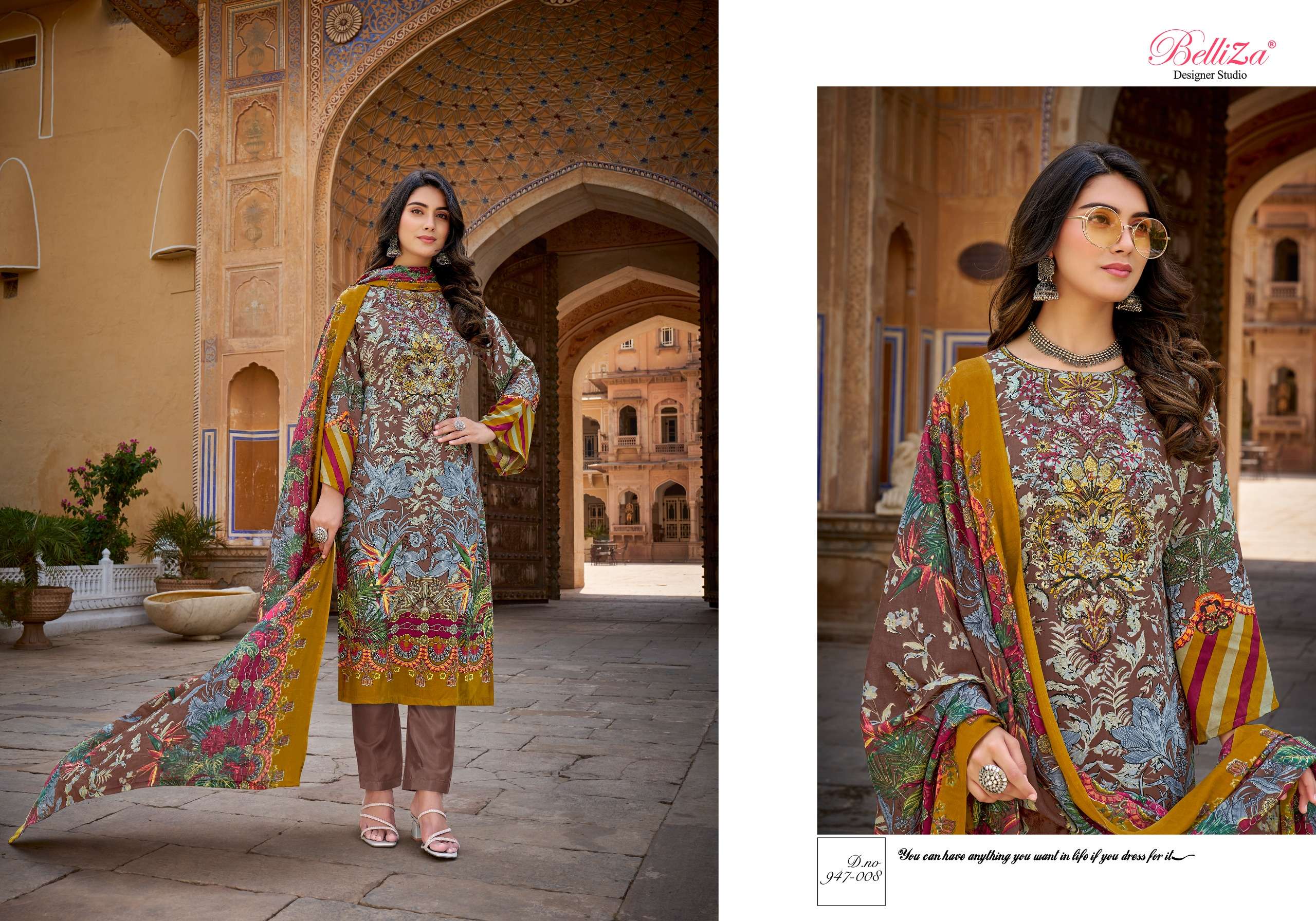 belliza designer studio riwayat reloded viscose rayon exclusive print salwar suit catalog