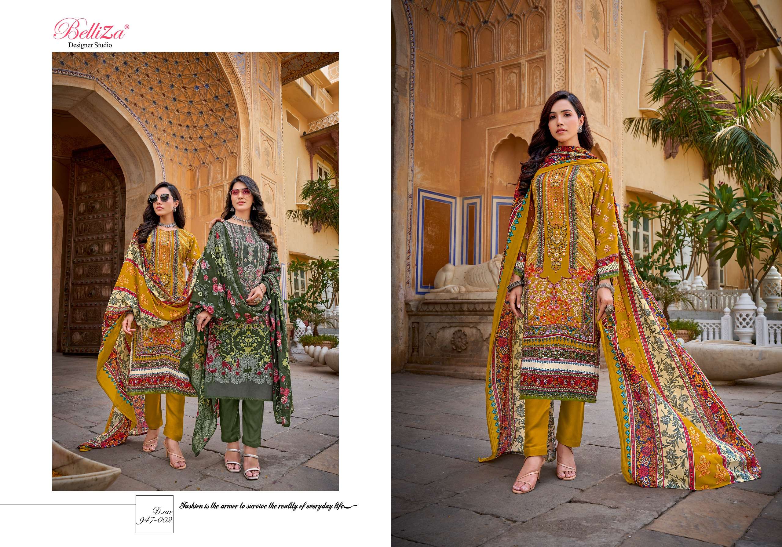 belliza designer studio riwayat reloded viscose rayon exclusive print salwar suit catalog