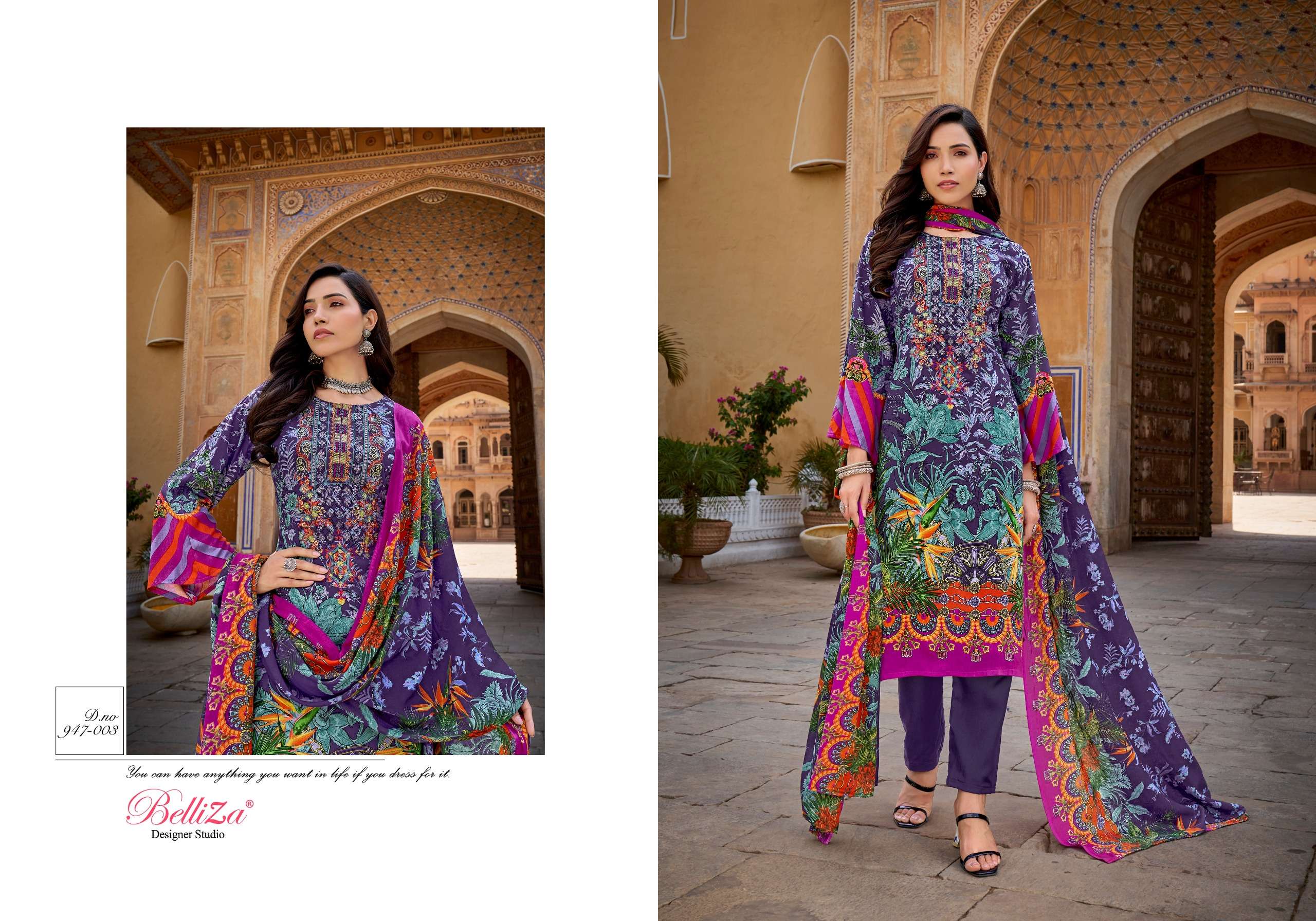 belliza designer studio riwayat reloded viscose rayon exclusive print salwar suit catalog