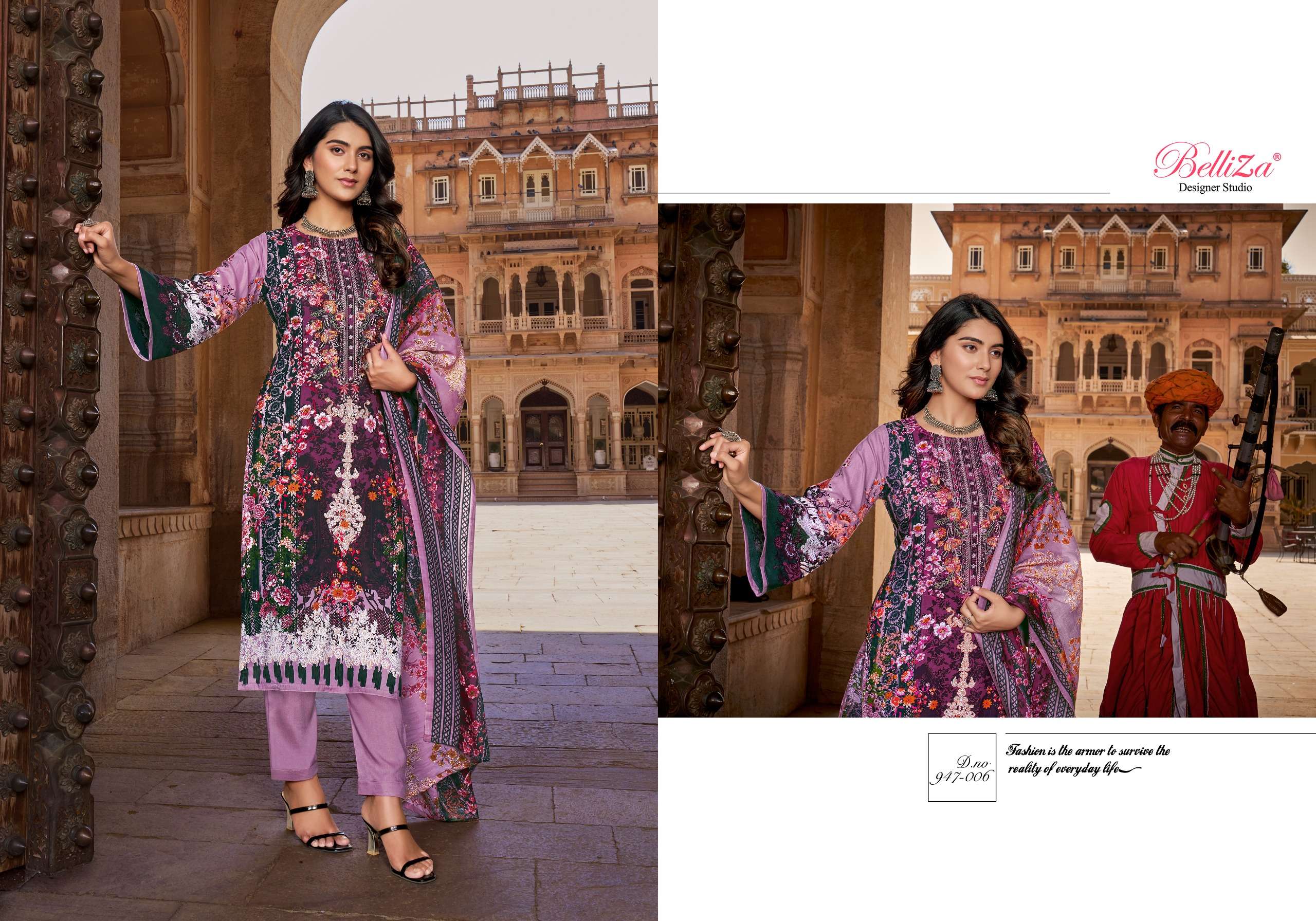 belliza designer studio riwayat reloded viscose rayon exclusive print salwar suit catalog