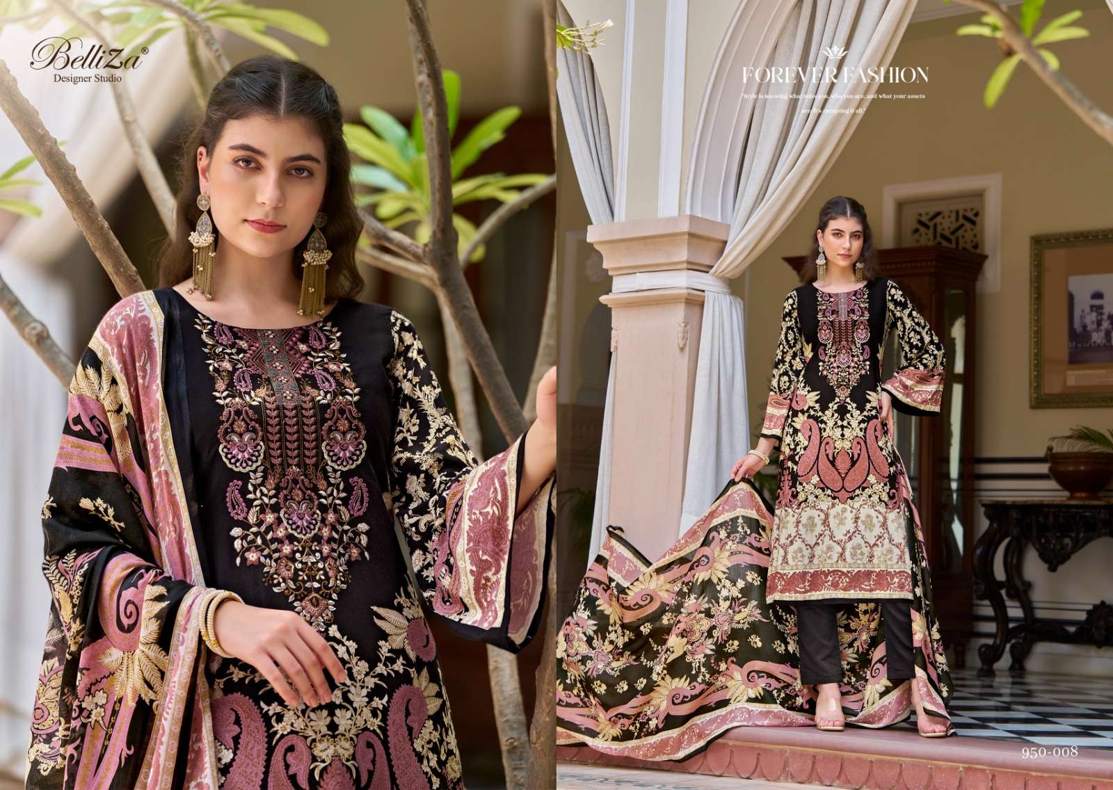 belliza designer studio riwayat vol 2 viscose rayon beautiful print salwar suit catalog