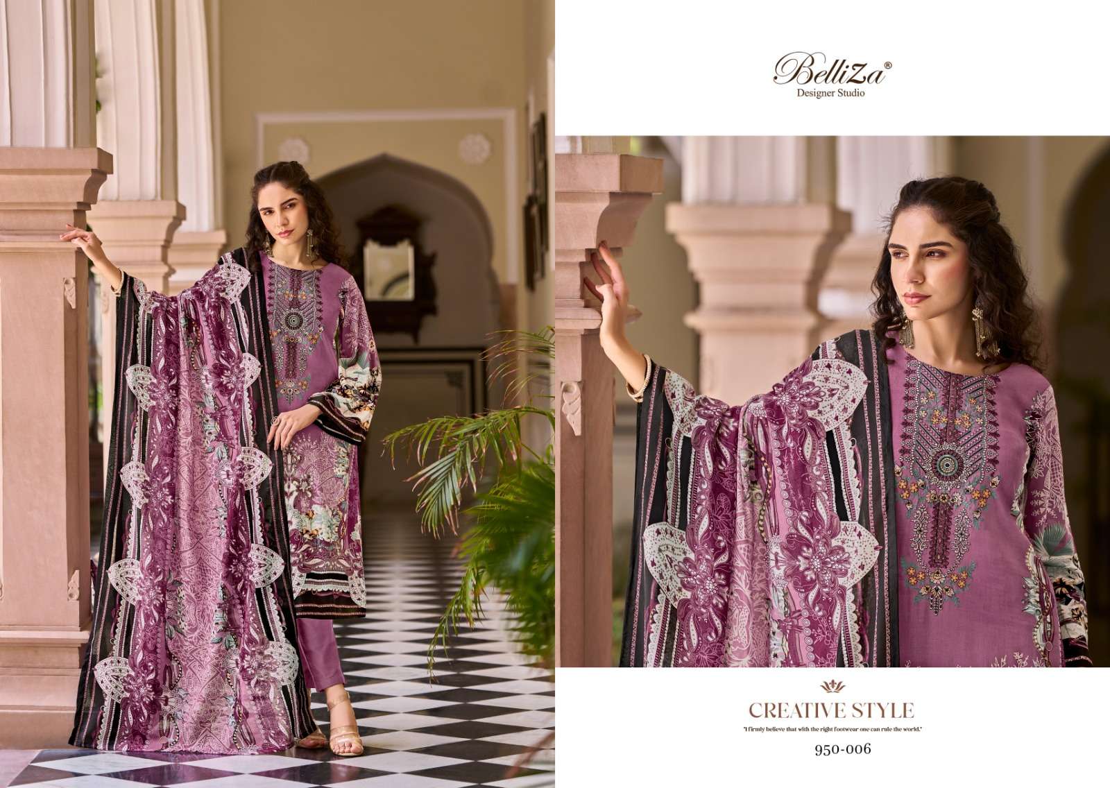 belliza designer studio riwayat vol 2 viscose rayon beautiful print salwar suit catalog