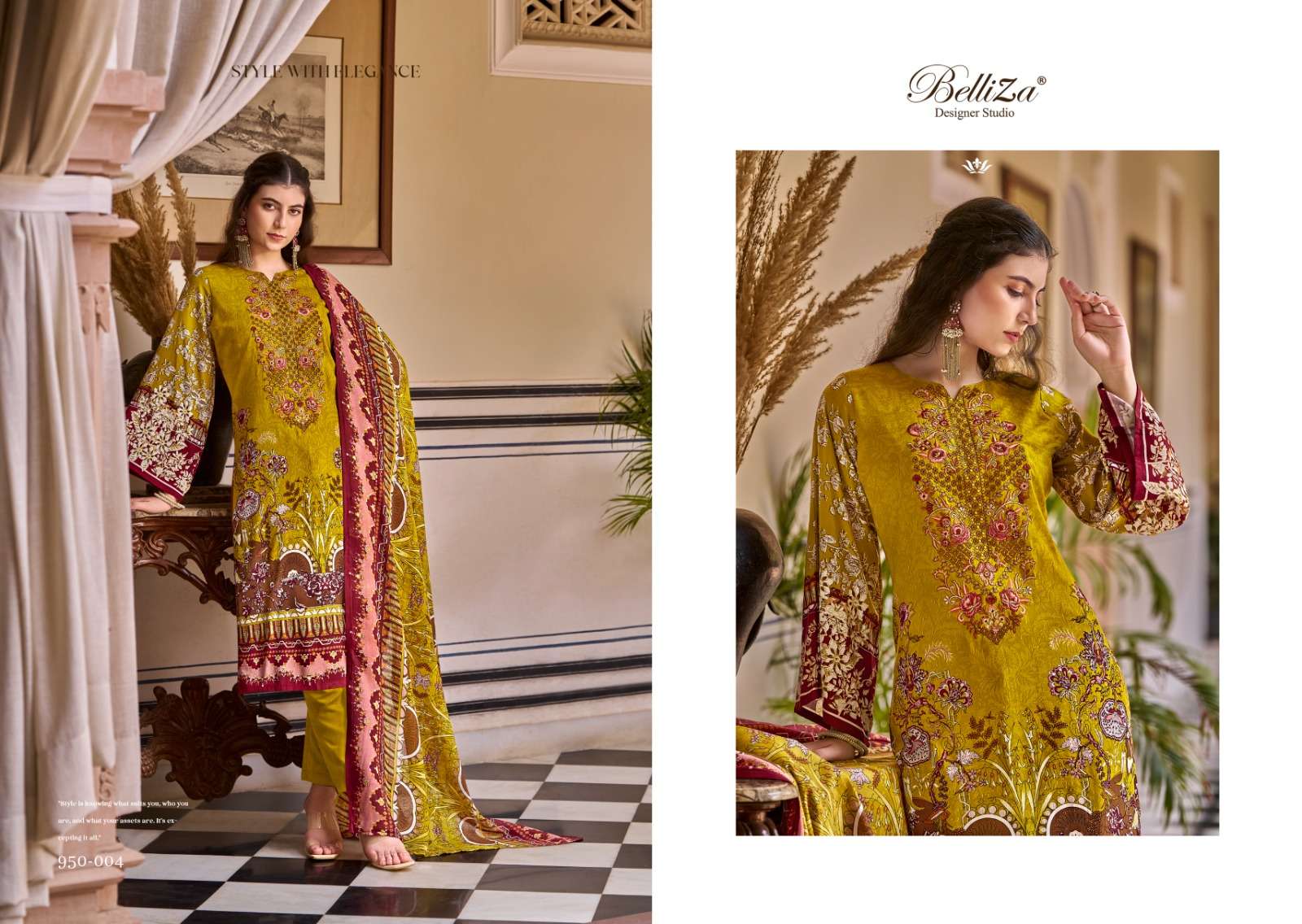 belliza designer studio riwayat vol 2 viscose rayon beautiful print salwar suit catalog