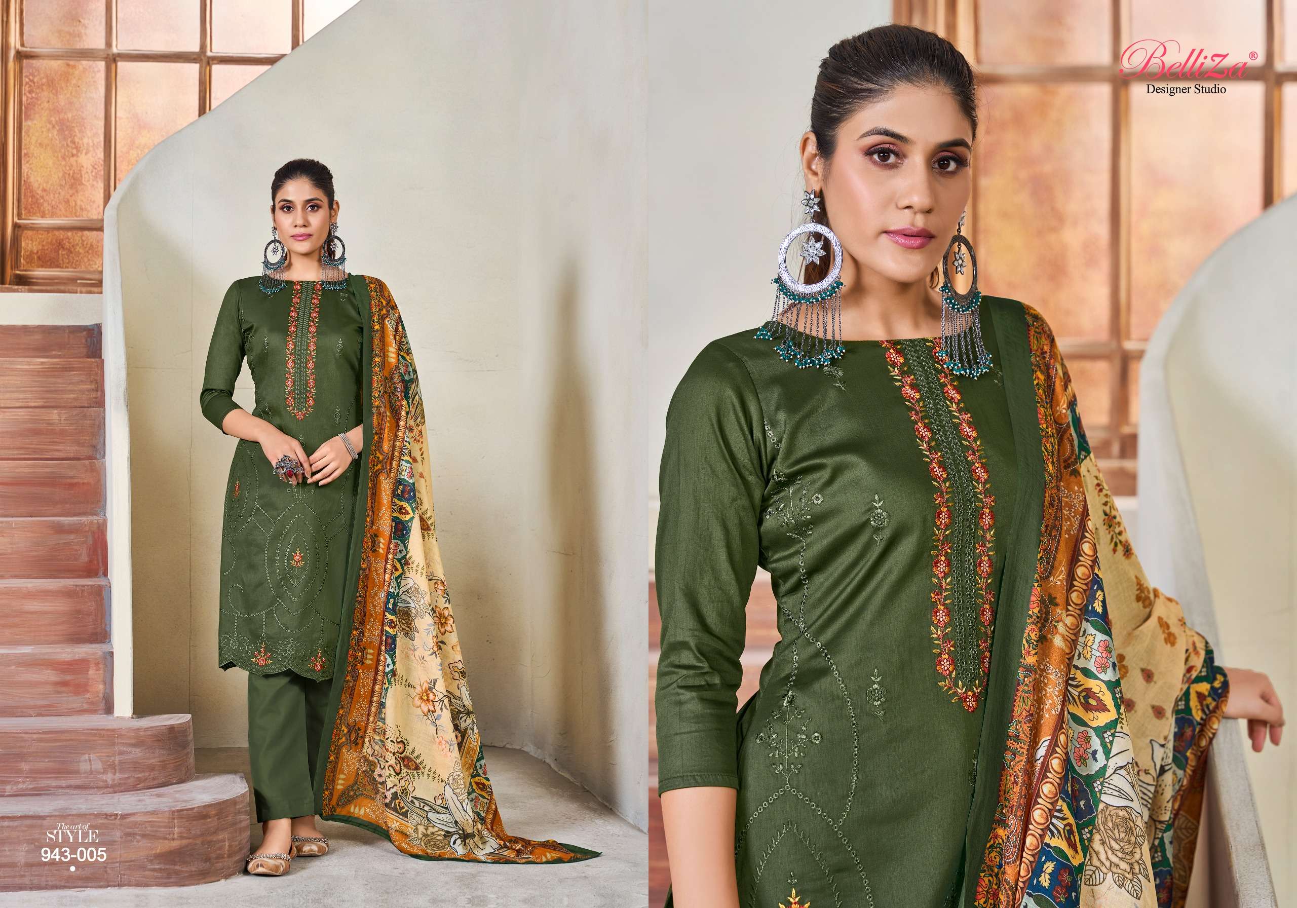 belliza desinger studio jashn e ishq vol 10 jam elegant salwar suit catalog