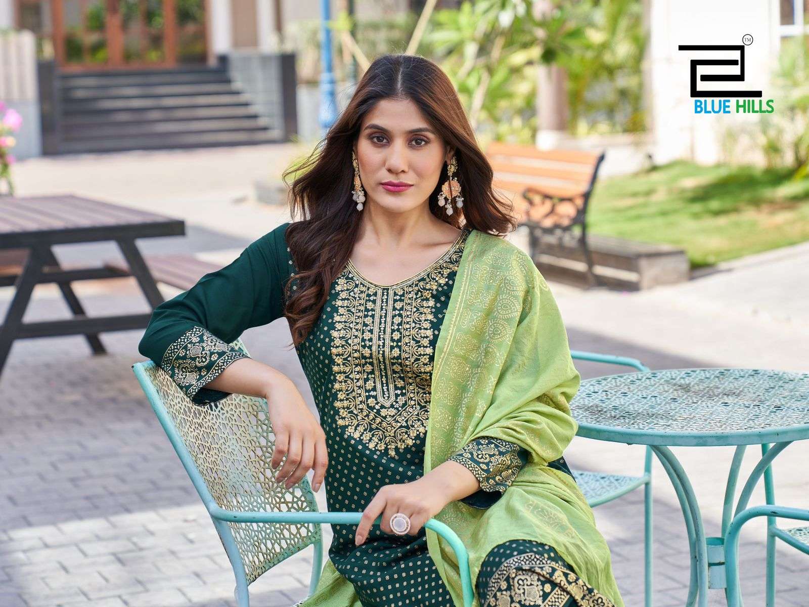 bluehills Royal Touch Vol 10 NX rayon attrective look kurti pant with dupatta catalog