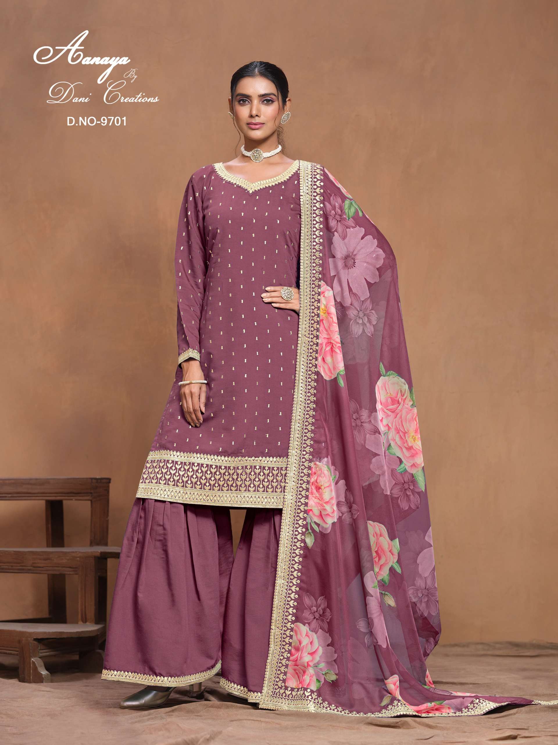 dani aanaya vol 197 roman silk innovative look salwar suit catalog