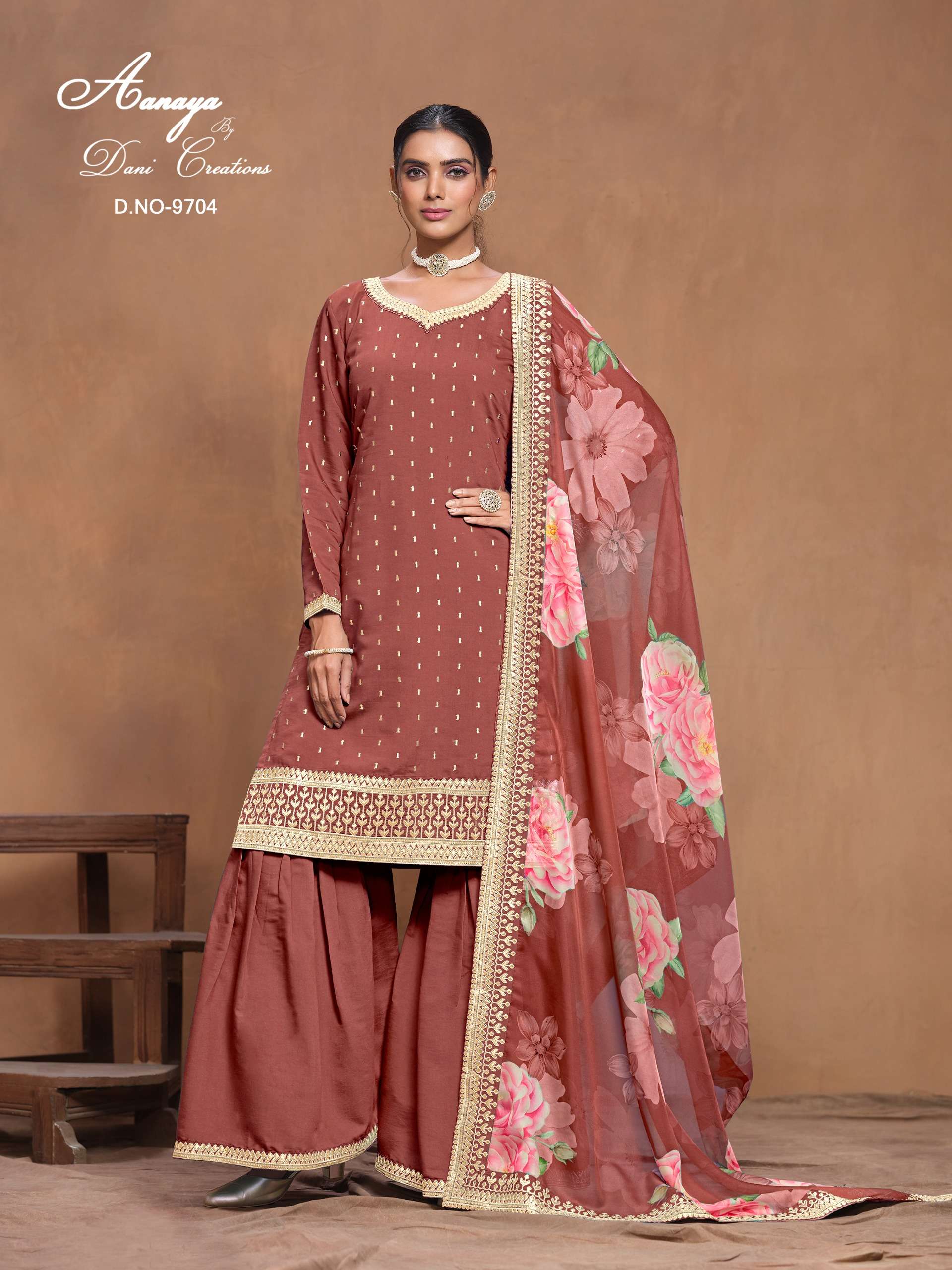 dani aanaya vol 197 roman silk innovative look salwar suit catalog