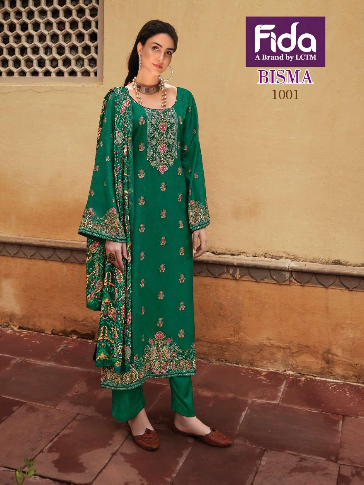 fida bisma kashmiri wool elegant salwar suit catalog