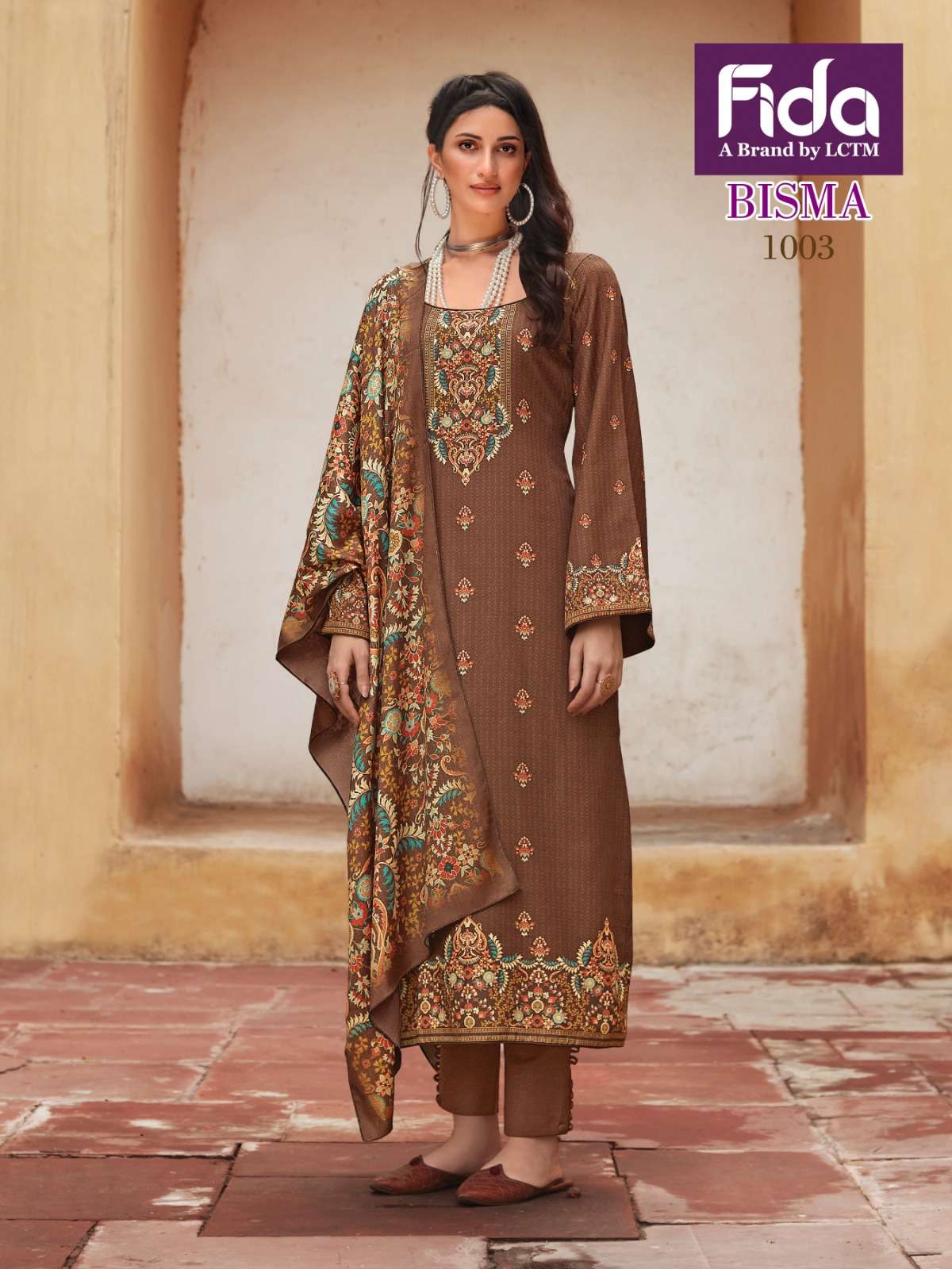 fida bisma kashmiri wool elegant salwar suit catalog