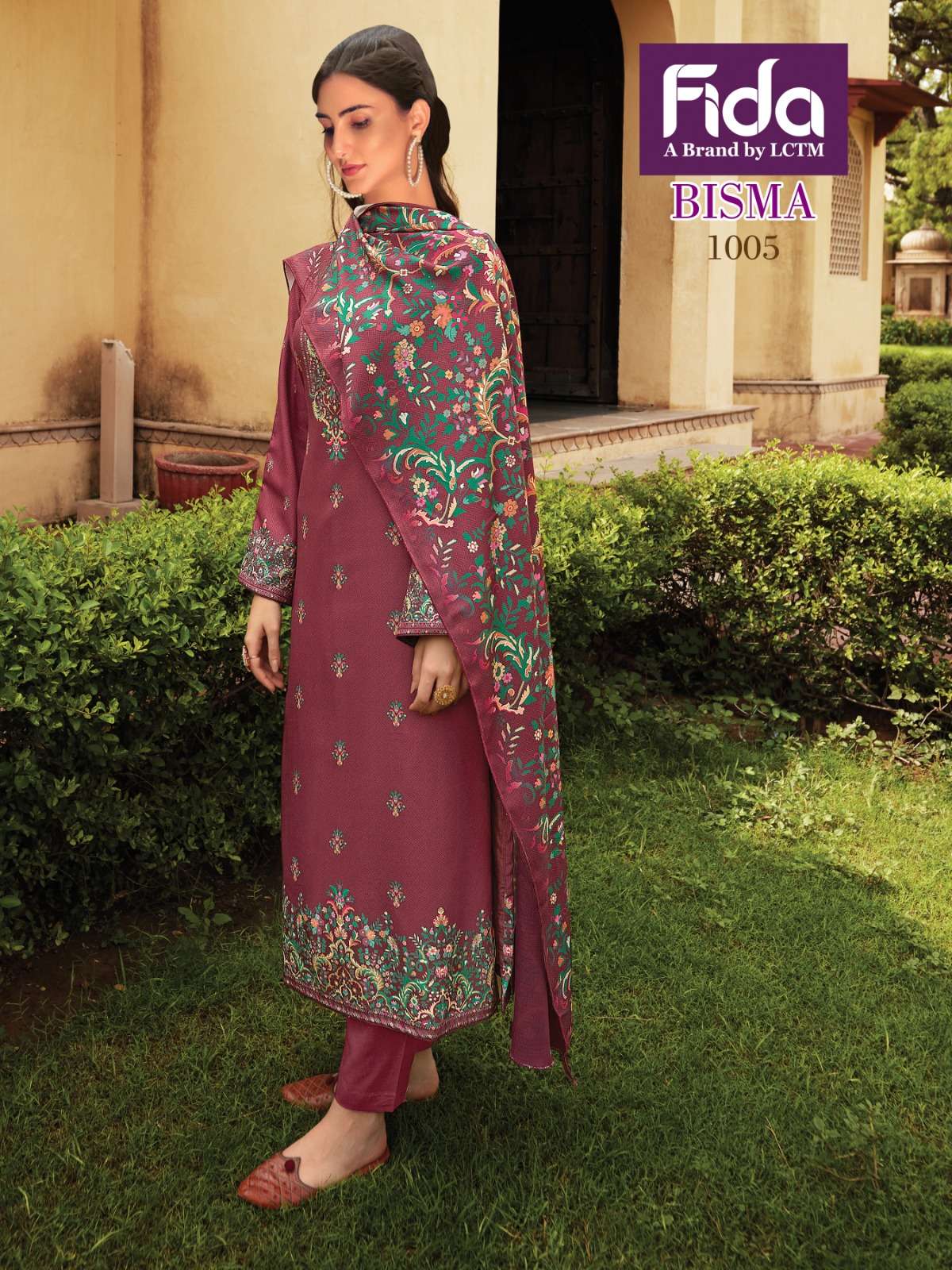 fida bisma kashmiri wool elegant salwar suit catalog