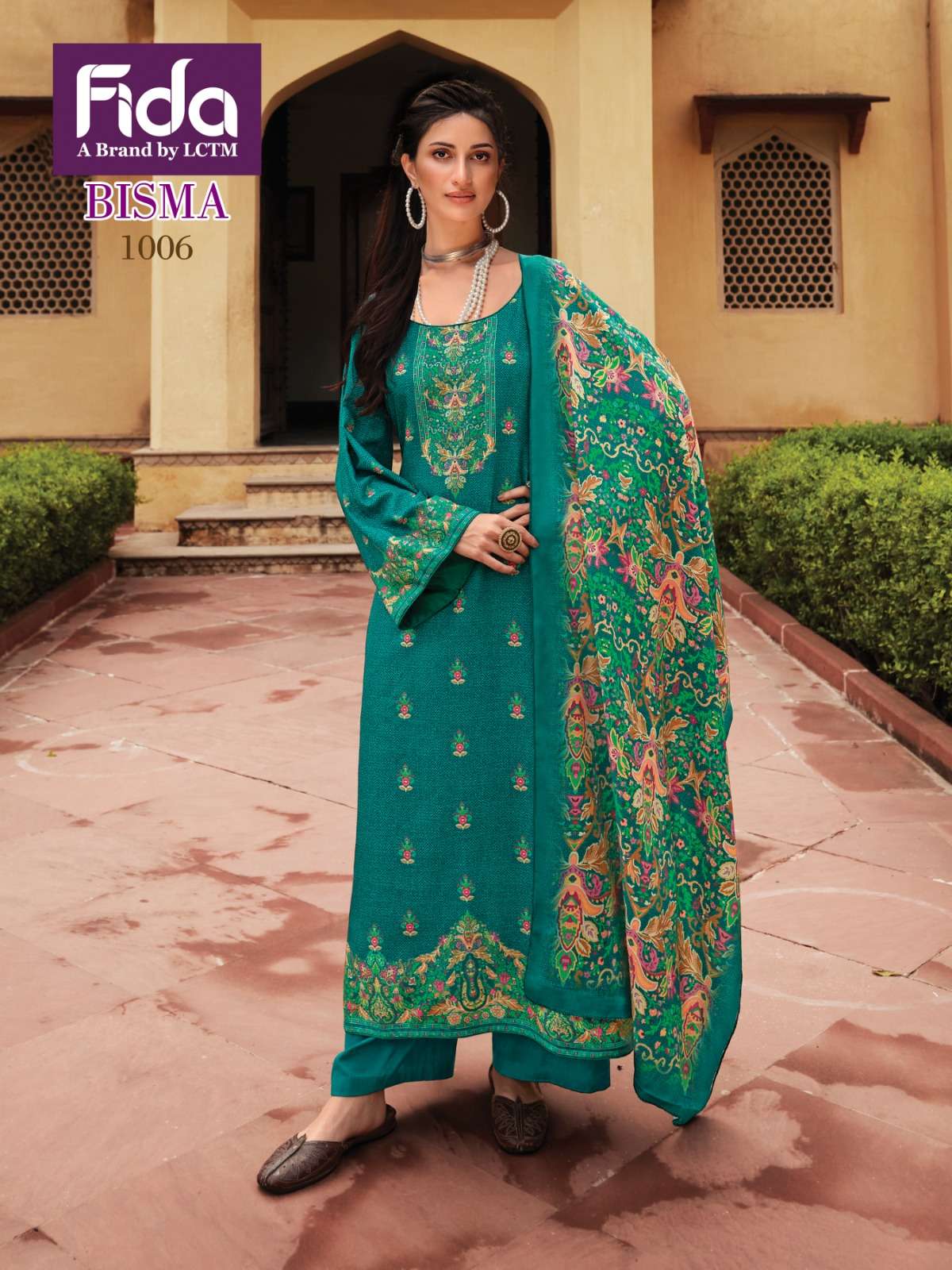 fida bisma kashmiri wool elegant salwar suit catalog