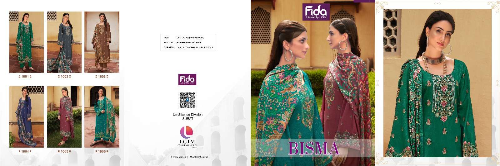 fida bisma kashmiri wool elegant salwar suit catalog