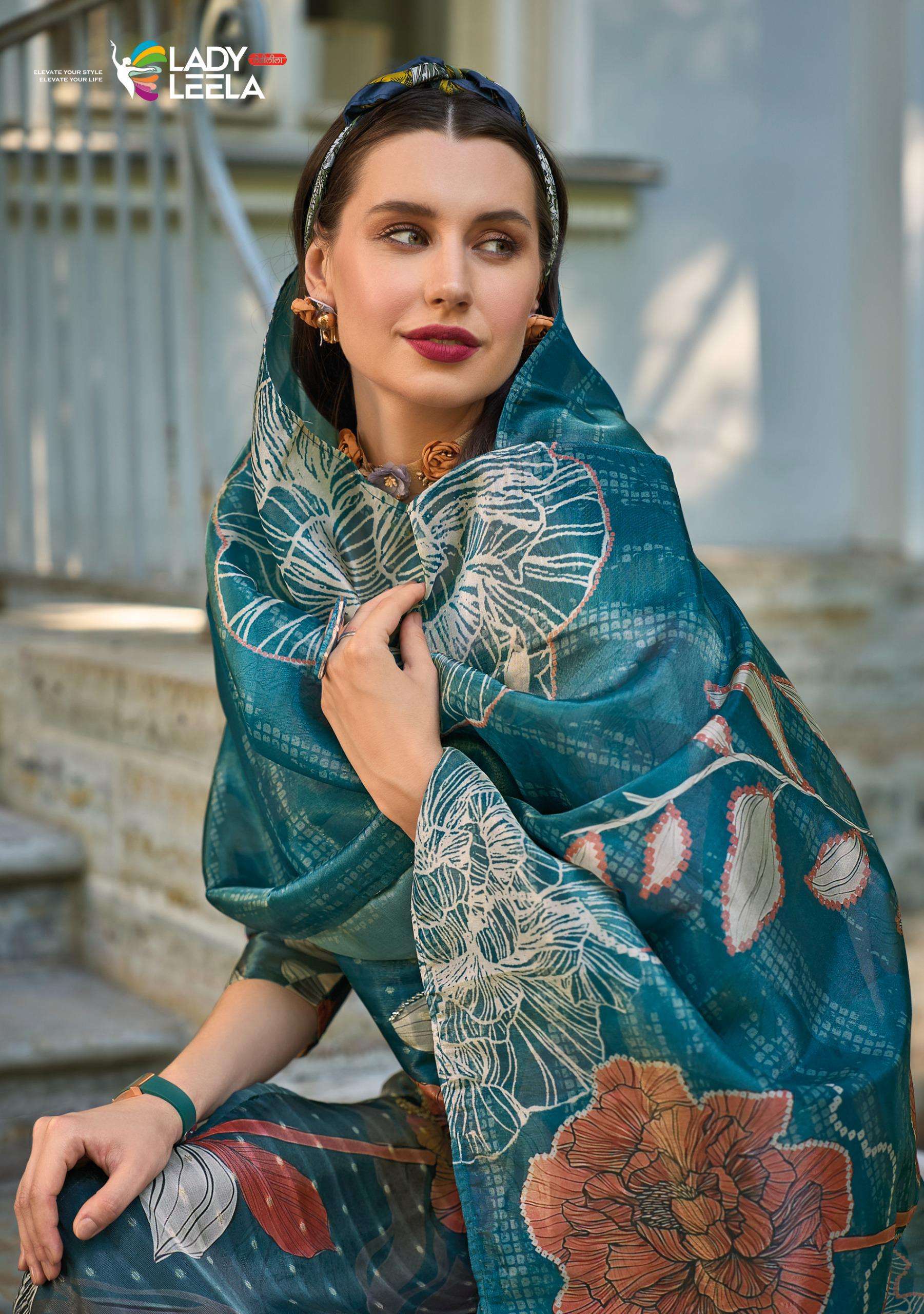 lady leela rubiya jequard exclusive look top bottom with dupatta catalog